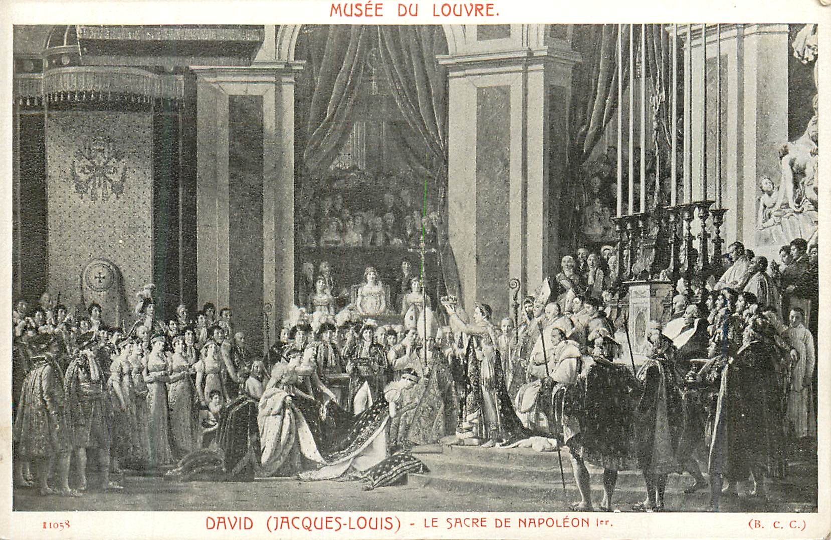 CPA Musee du Louvre David (Jacques Louis) Le Sacre de Napoleon 1er