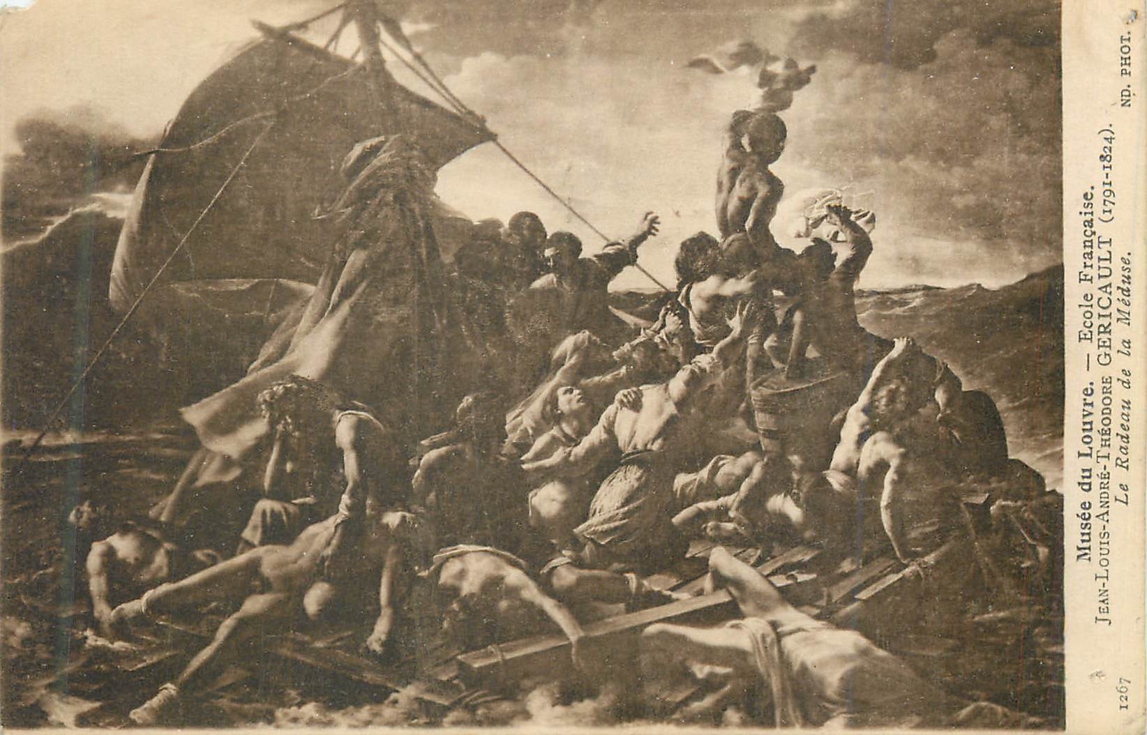 CPA Musee du Louvre Ecole Francaise Jean Louis Andre Theodore Gericault (1791 18 24)