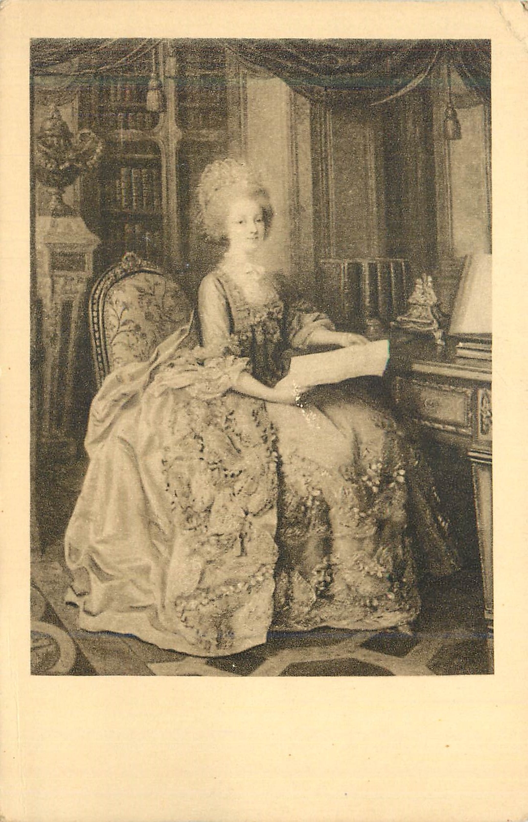CPA Musee de Reims Petite Reine Par Lie Louis Perin
