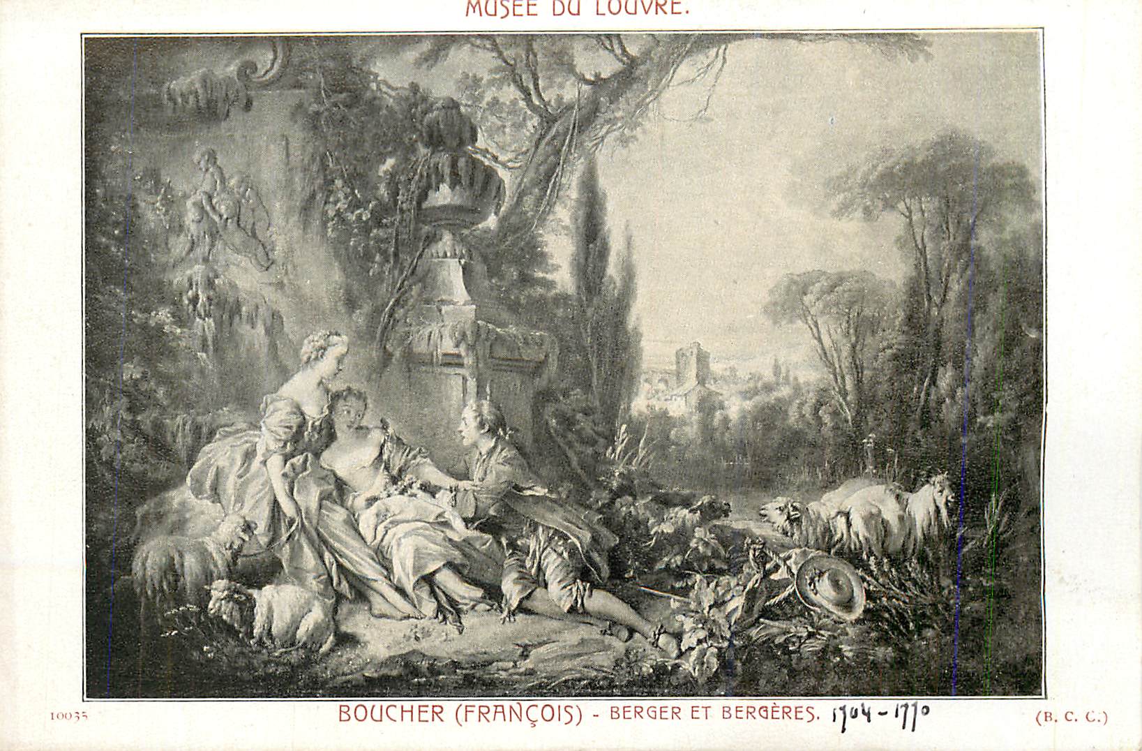CPA Musee du Louvre Boucher (Francois) Berger et Bergeres