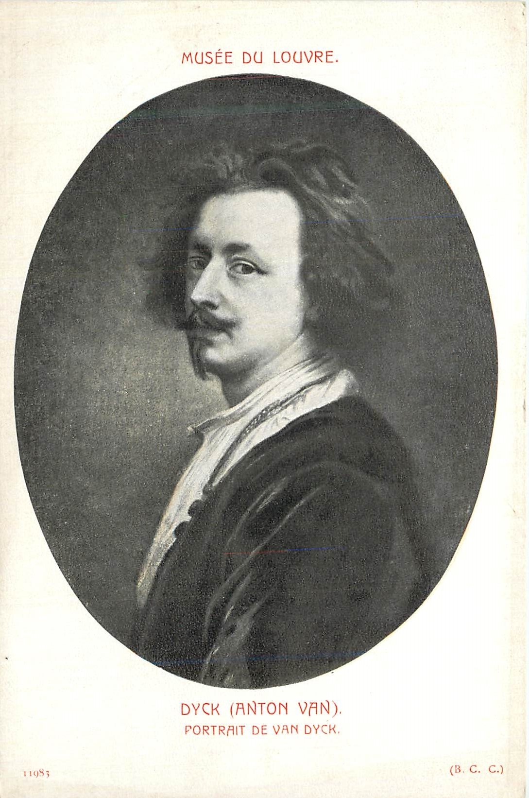 CPA Musee du Louvre Dyck (Anton Van) Portrait de Van Dyck