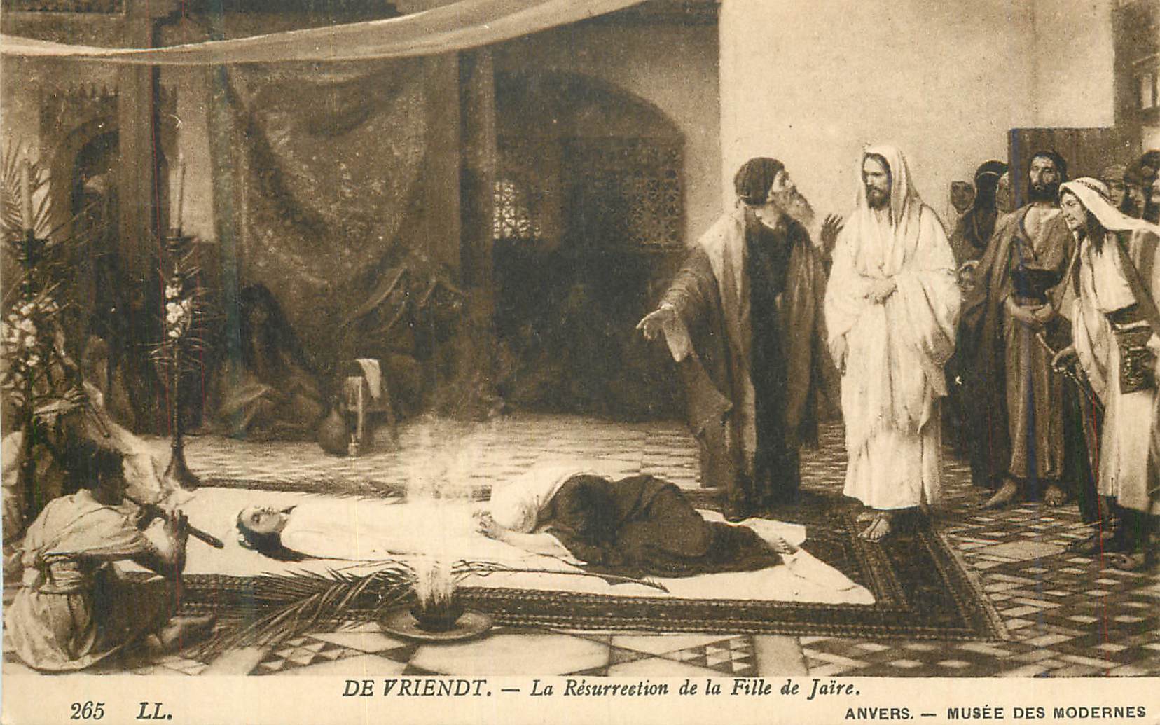 CPA Anvers Musee des Modernes De Vriendt La Resurrection de la Fille de Jaire
