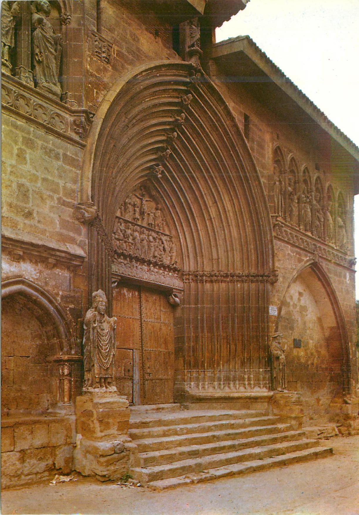 CPM Estella Eglise du Saint Sepulcre (Siecles XIII et XIV)