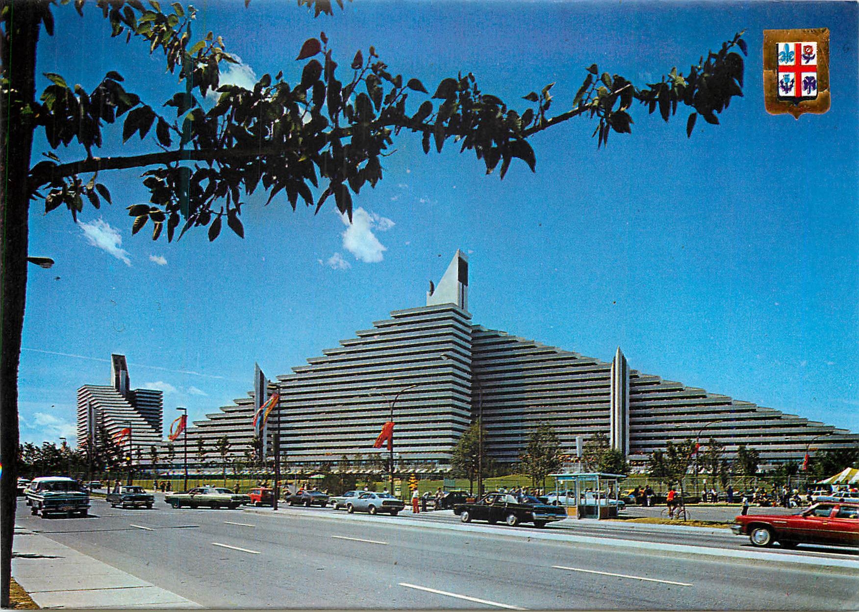 CPM Montreal Quebec General View of the Athletes Residence at the Time of the XXI Olymbiades