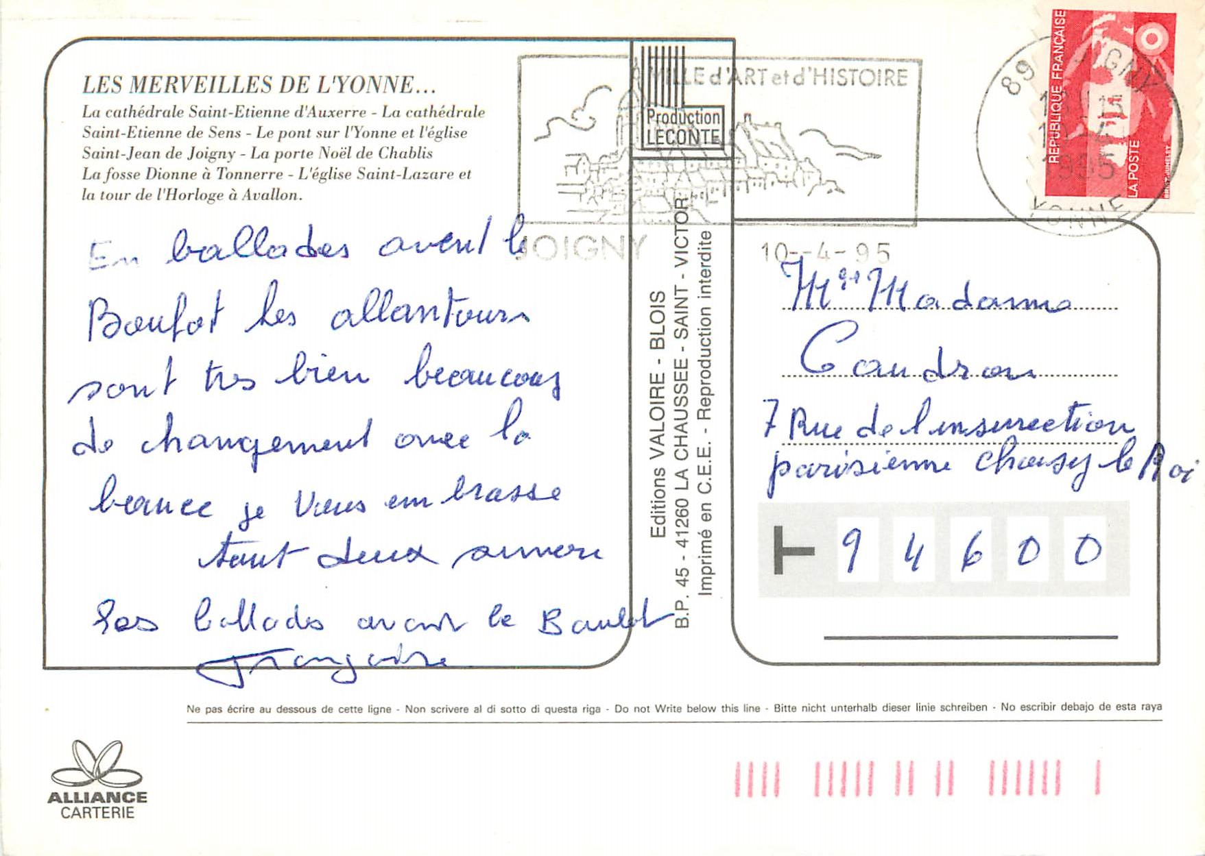 L'YONNE — Les merveilles de l'Yonne — Éditions Valoire — Reverso