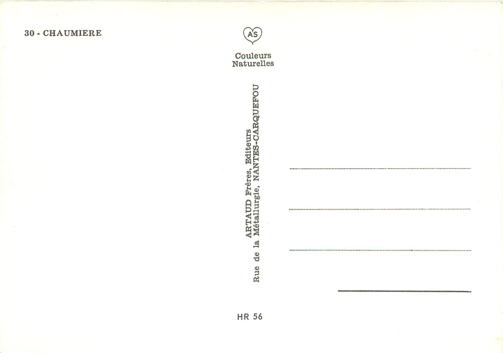CPM Chaumiere — Back