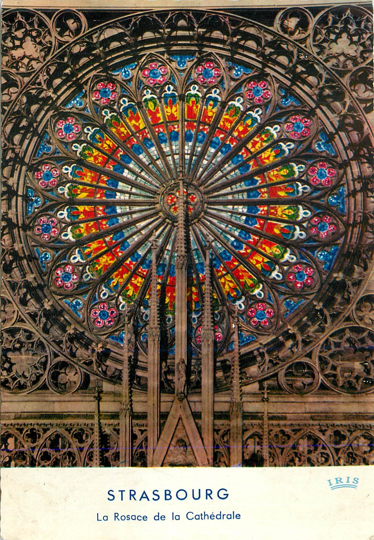 CPM Strasboug La Rosace de la Cathedrale