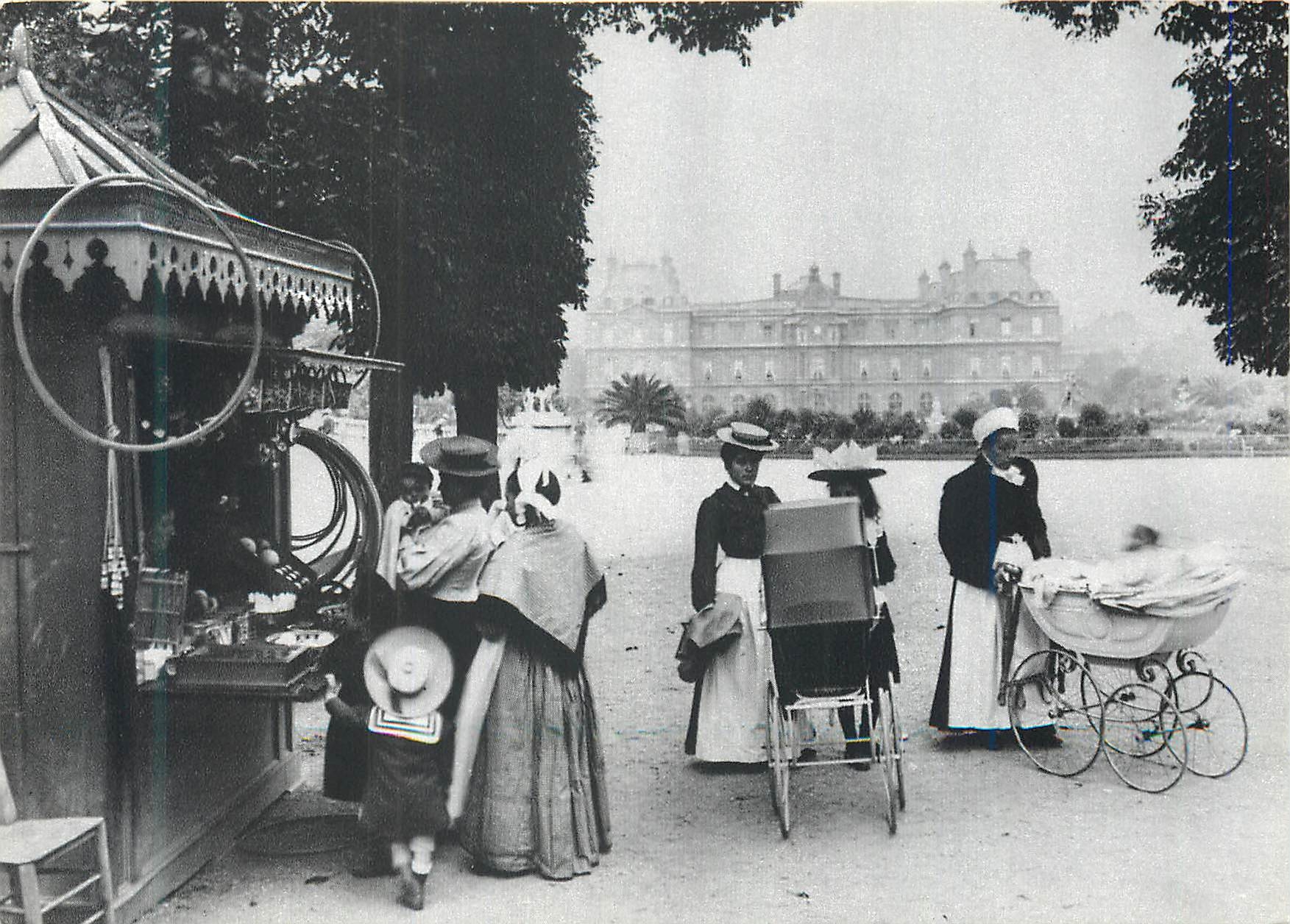 CPM Paris 1900 Nurses au Jardin du Luxembourg