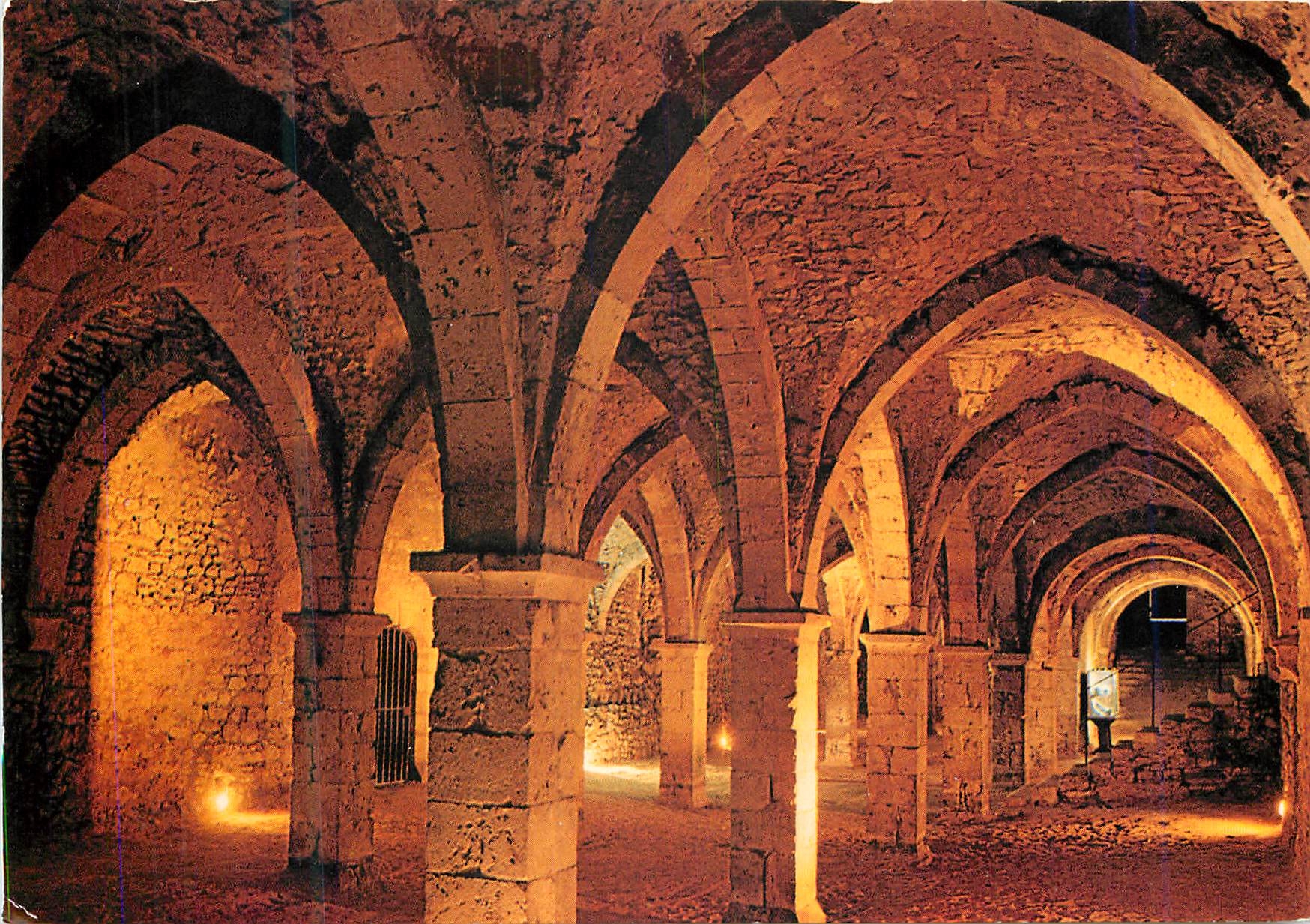Provins (Seine-et-Marne) — Les souterrains à graffitis, Salle souterraine de l'Hôtel-Dieu — Photo PLESSY