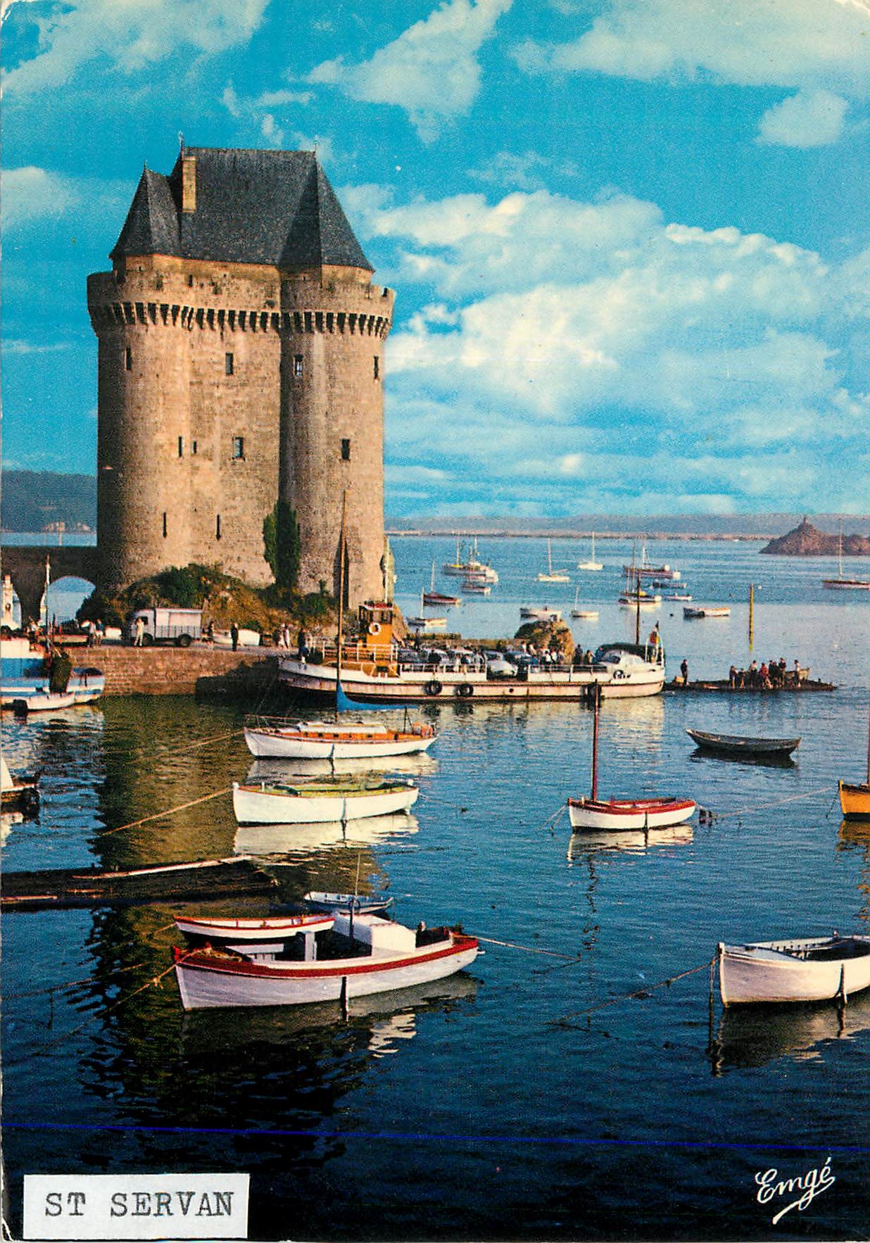 Saint-Servan — La Tour Solidor — Éditeur Emgé, n° 5479