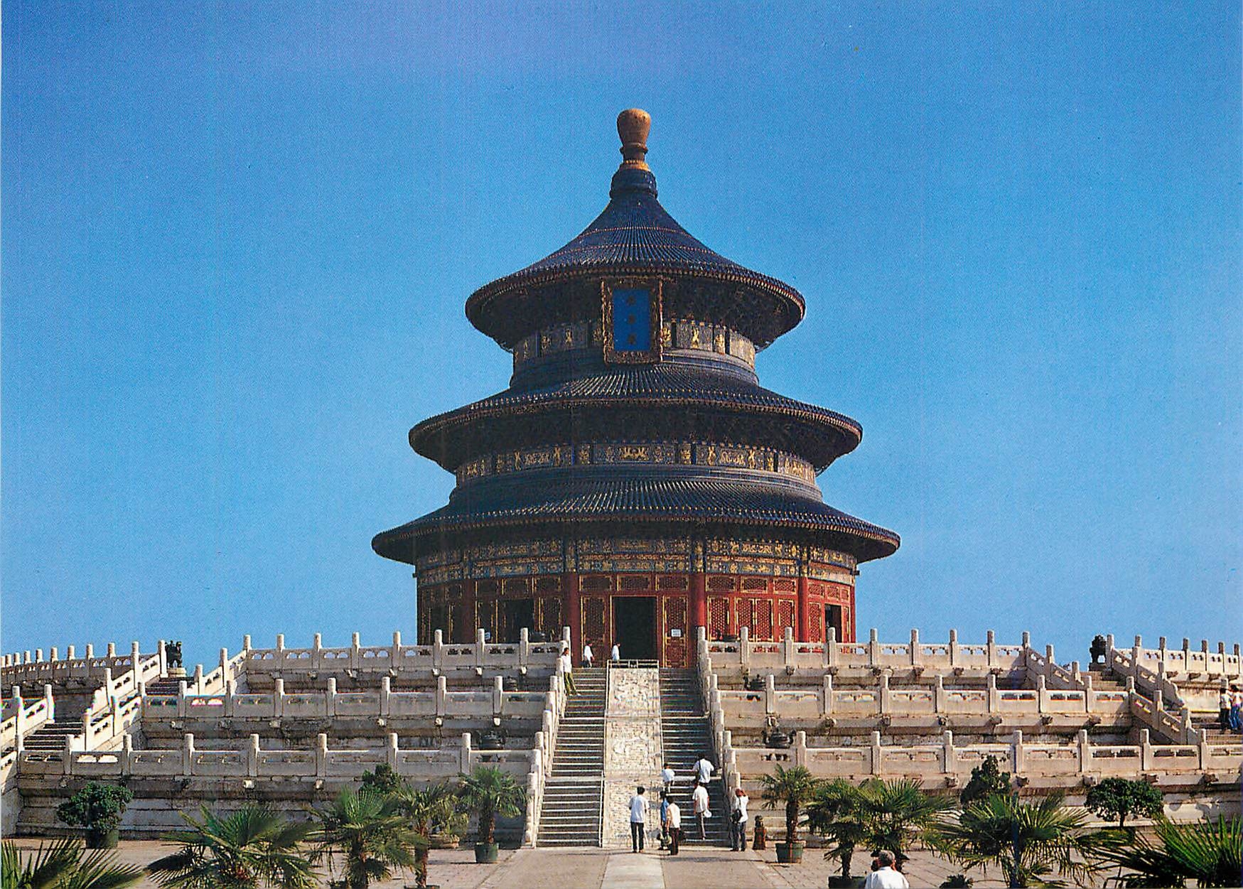 CPM The Hall of Prayer for Good Harvest in the Temple of Heaven The Traditional Chinese Architecture