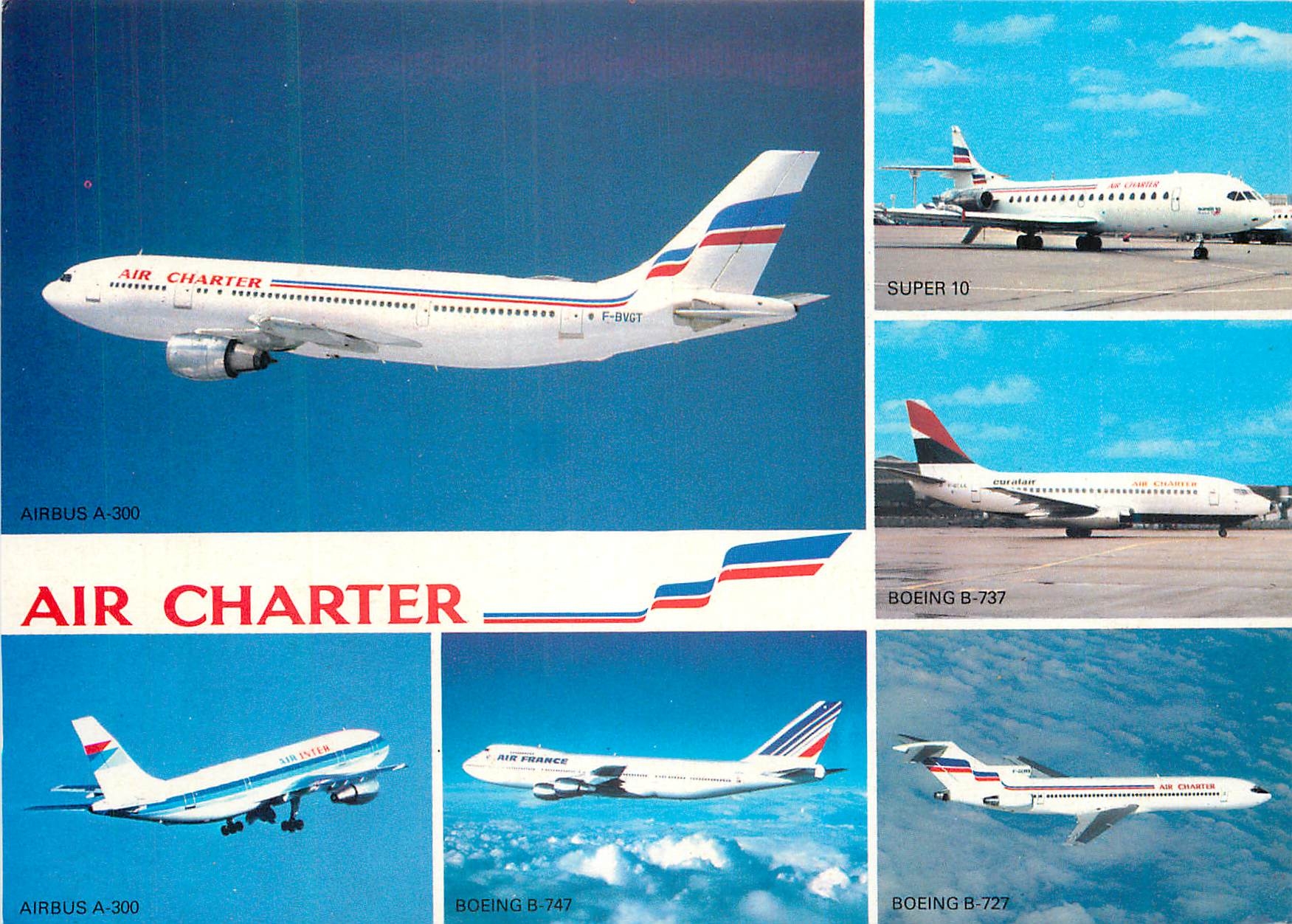 CPM Flotte Utilisee par Air Charter Filiale d'Air France et d'Air Inter Aviation