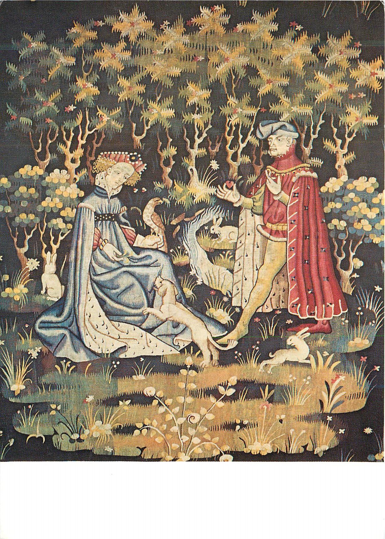 CPM Paris Musee des Termes et de L'Hotel de Cluny L'Offrande du Coeur
