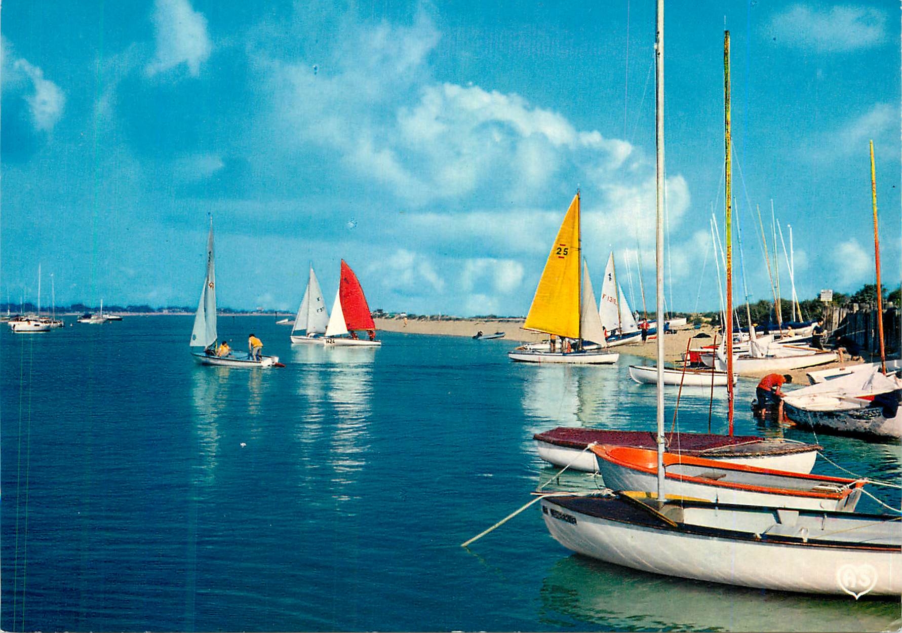 Port des yachts — Franceville (Calvados) — Éditeur A.ERAUD Frères