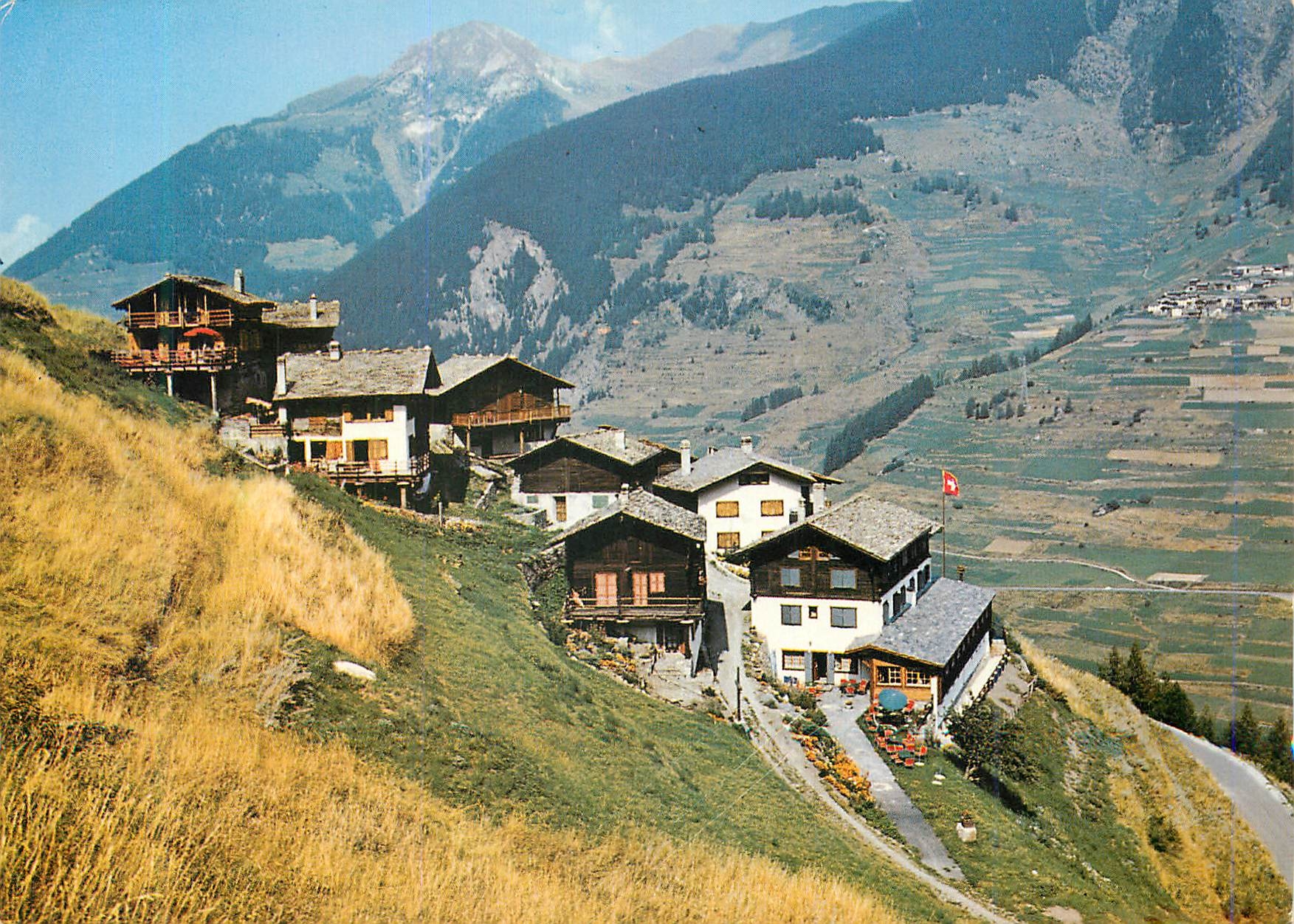 CPM Vicheres sur Liddes 1931 Valais Route du Grand Saint Bernard