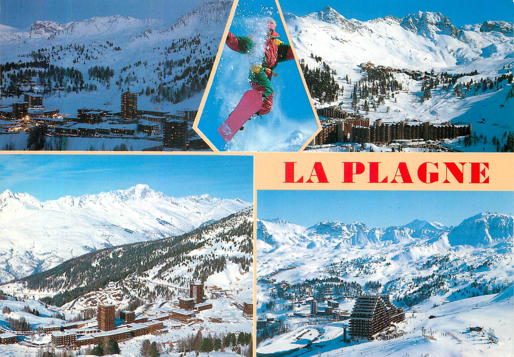 CPM La Plagne Savoie (Alt 1980 m)