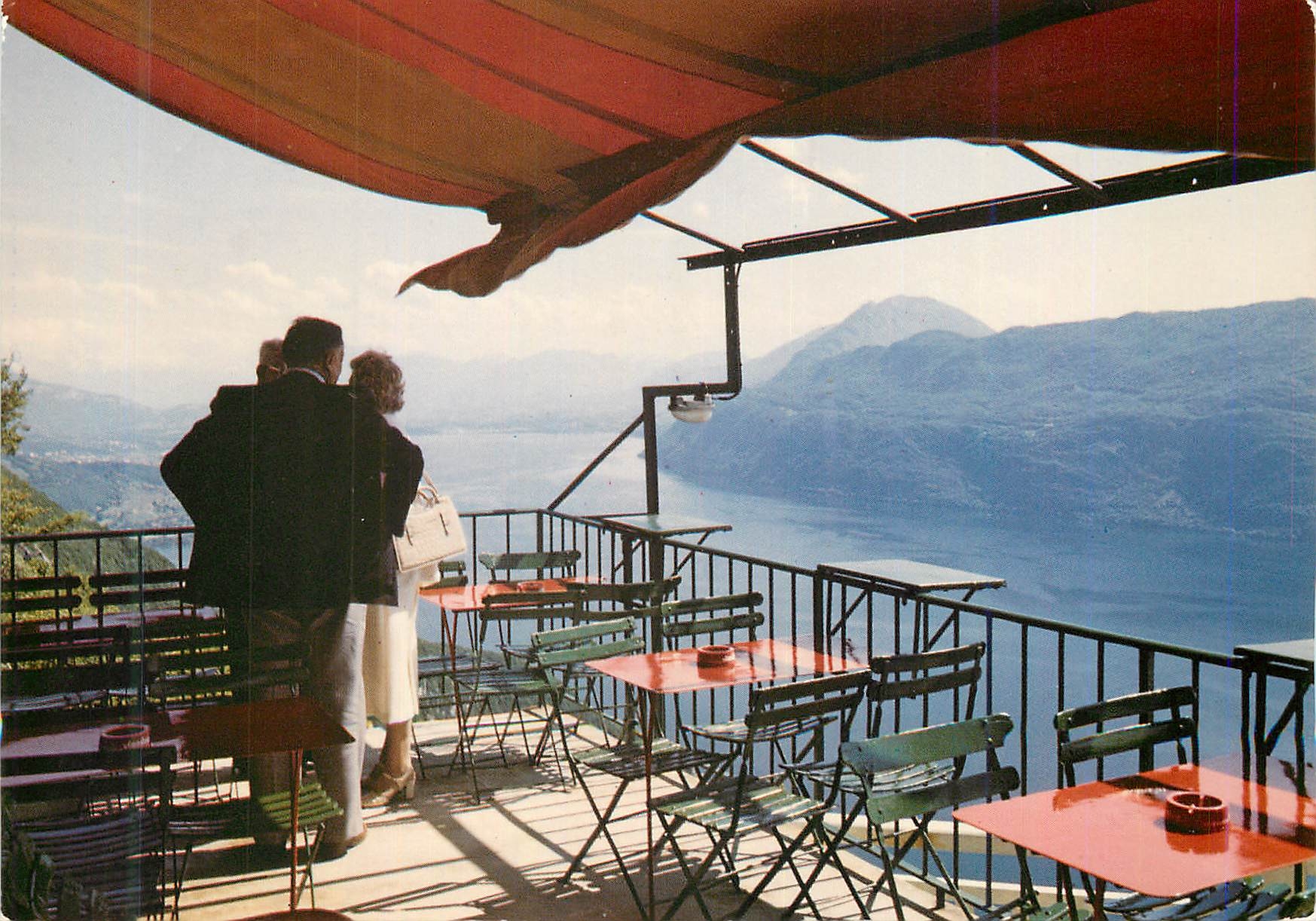 CPM En Belvedere de la Chambotte Altitude 842 m Vue sur le Lac du Bourget et la Dent du Chat (1390)