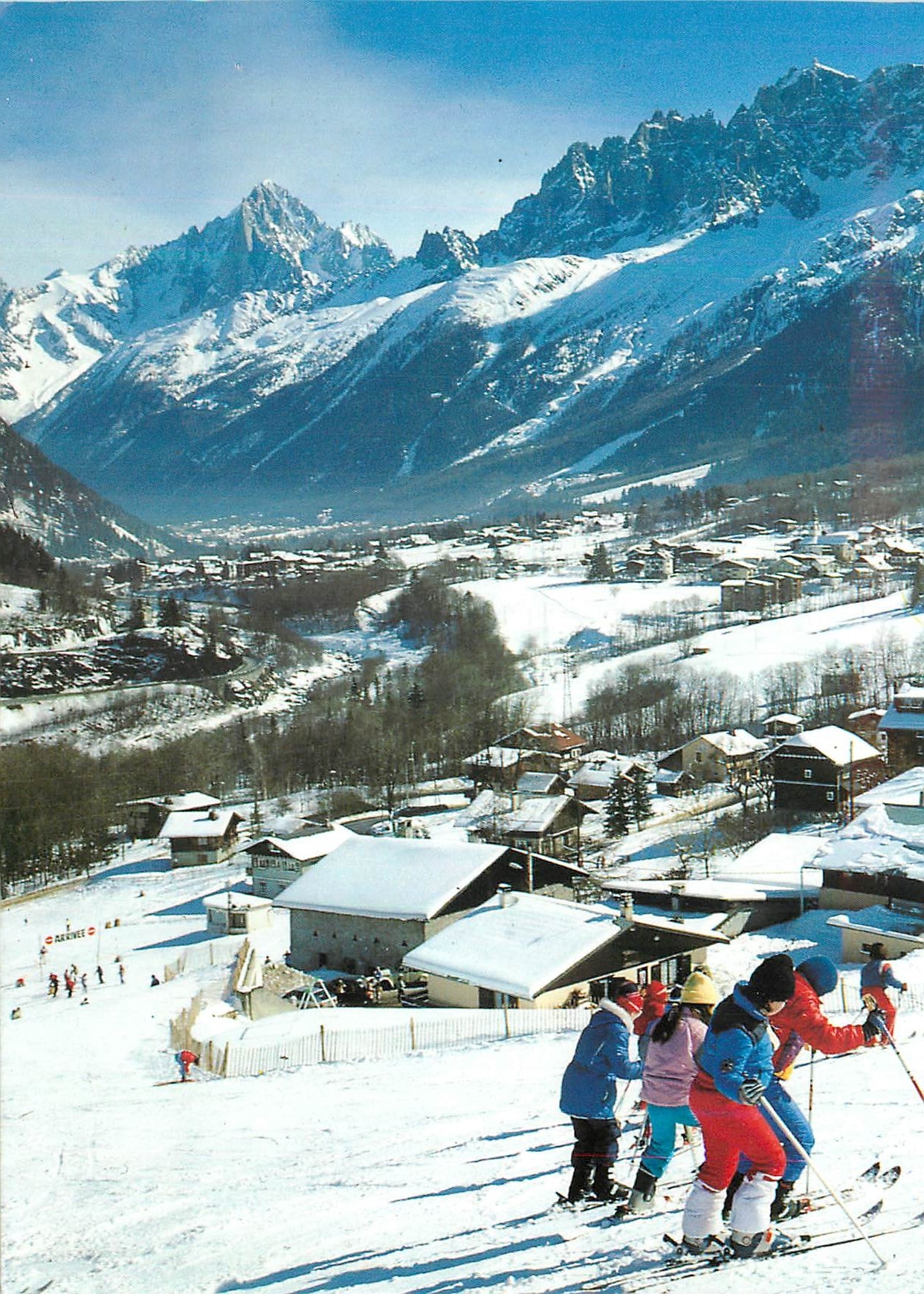 CPM Vallee de Chamonix Mont Blanc Haute Savoie Les Douches alt 1008 m