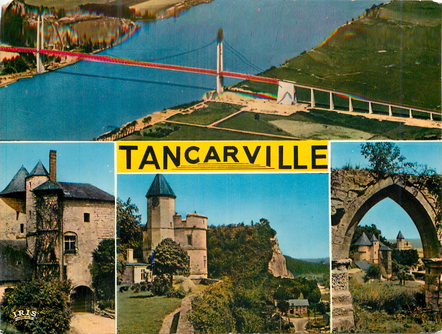 CPM Tancarville Normandie France Le Pont Mise en Service le 2 Juillet 1959