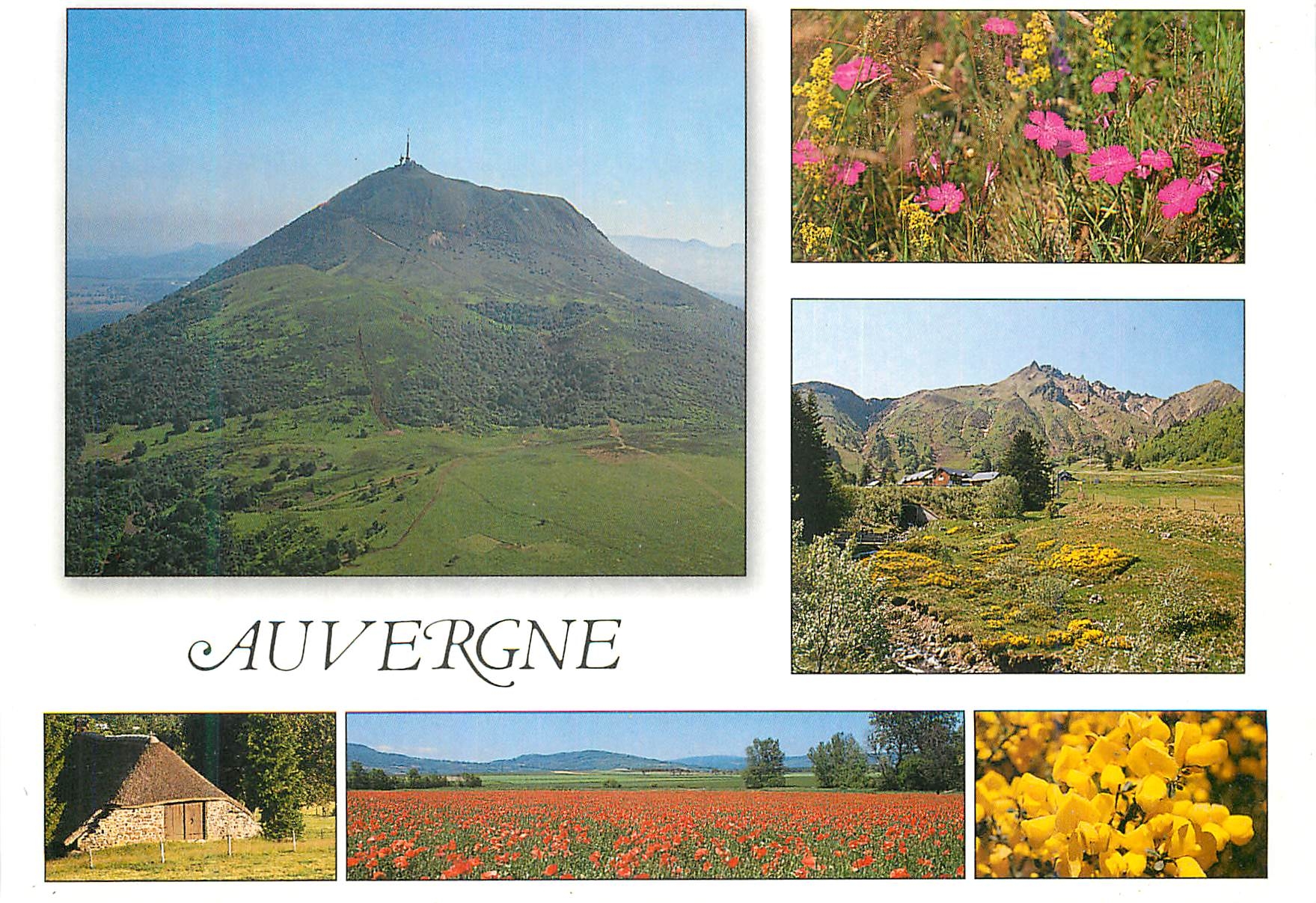 CPM le Puy de Dome (Alt 1465m) et le Massif du Sancy (alt 18886m) en Auvergne 