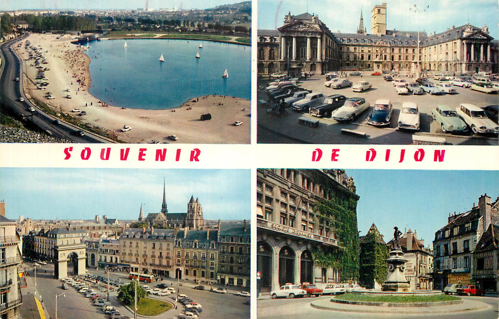 CPM Dijon (Cote d'Or)le Lac le Palais Ducal
