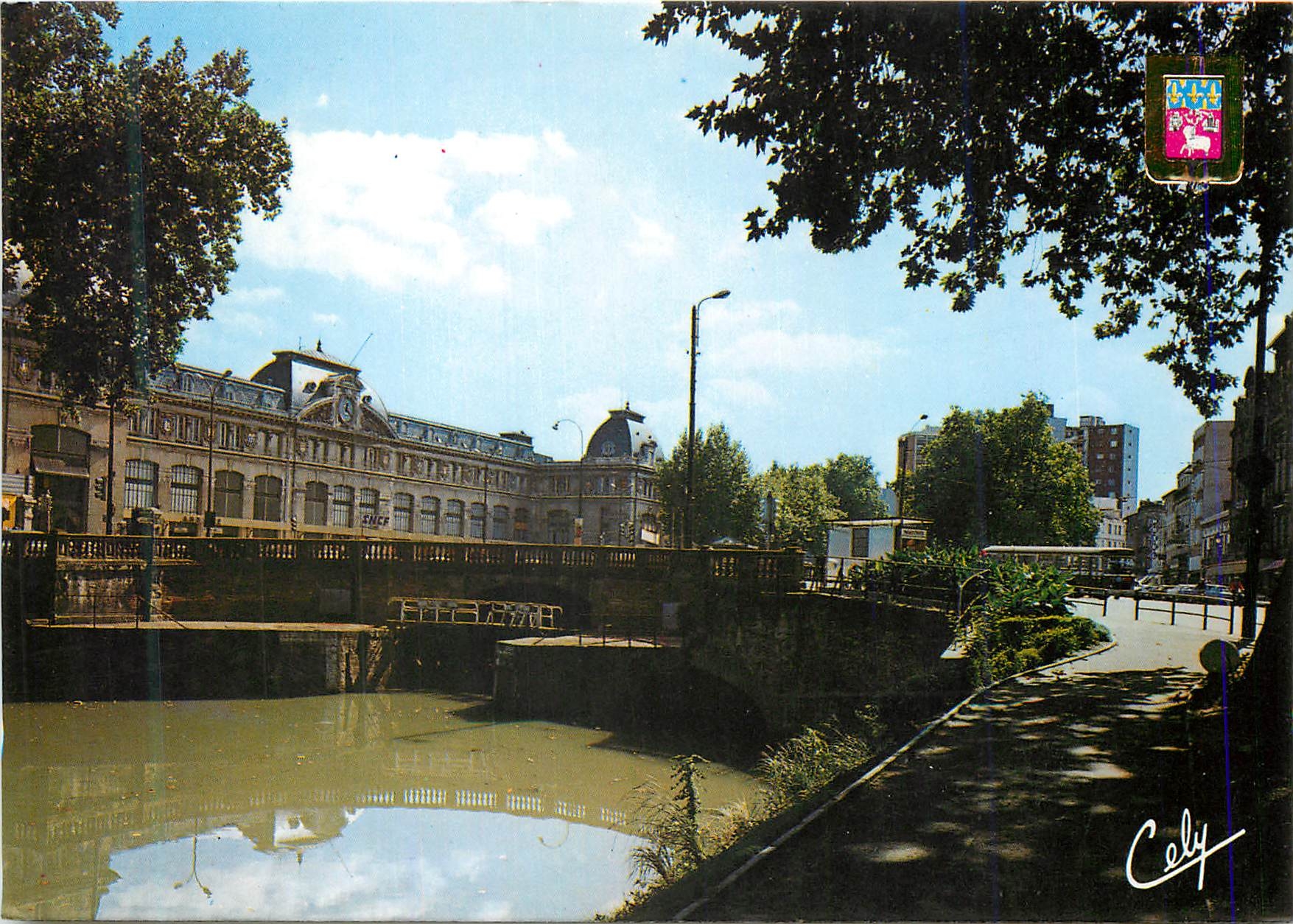 La Gare Matabiau et le canal du Midi — Éditions CELY — n°3396