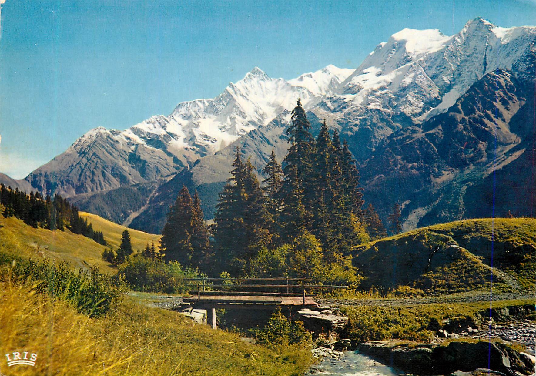 CPM Panorama sur le Mont Blanc