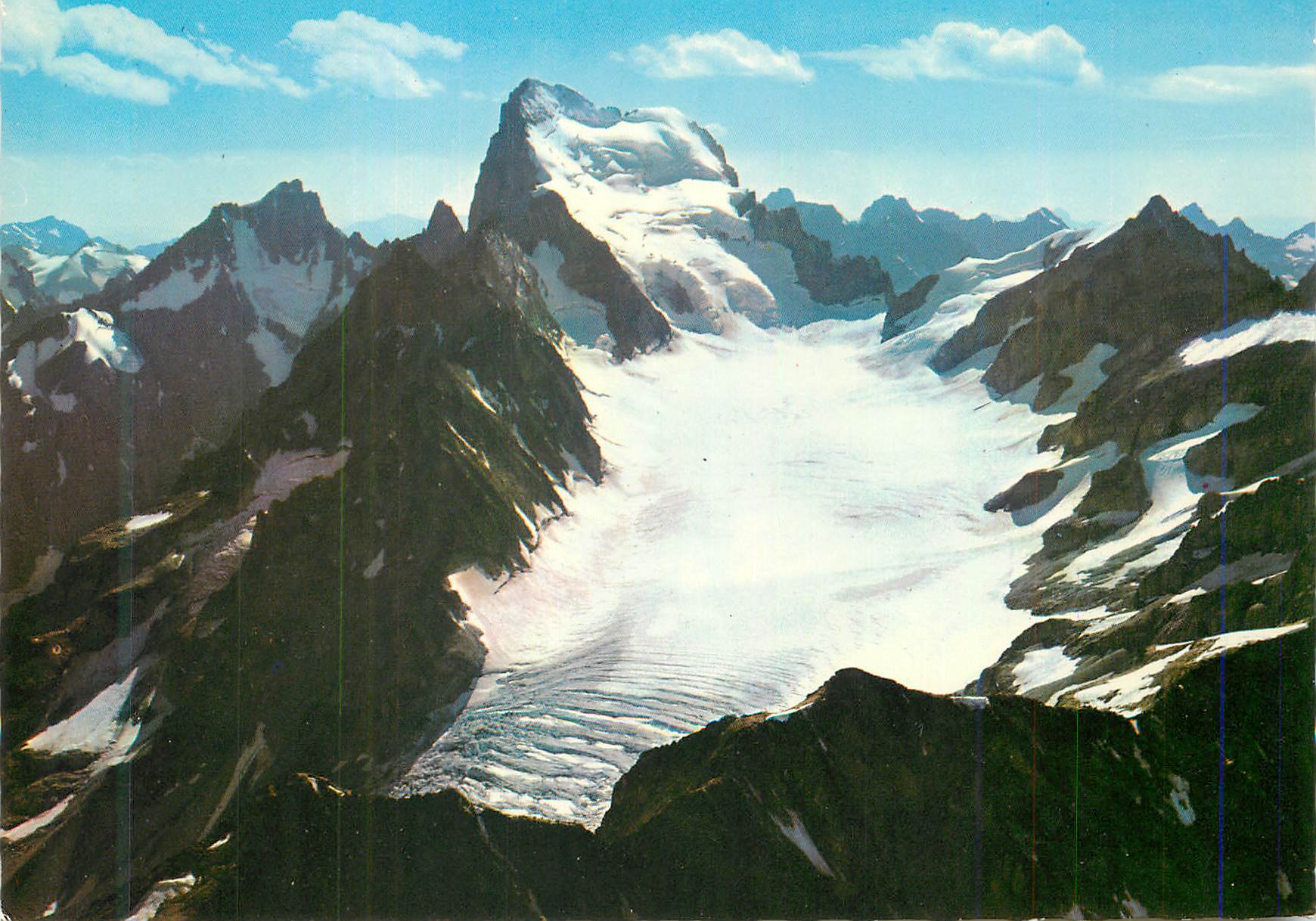 La Barre des Écrins (4102 m) — höchster Punkt der Alpen des Dauphiné und seine Gletscher — Éditions J. Cellard