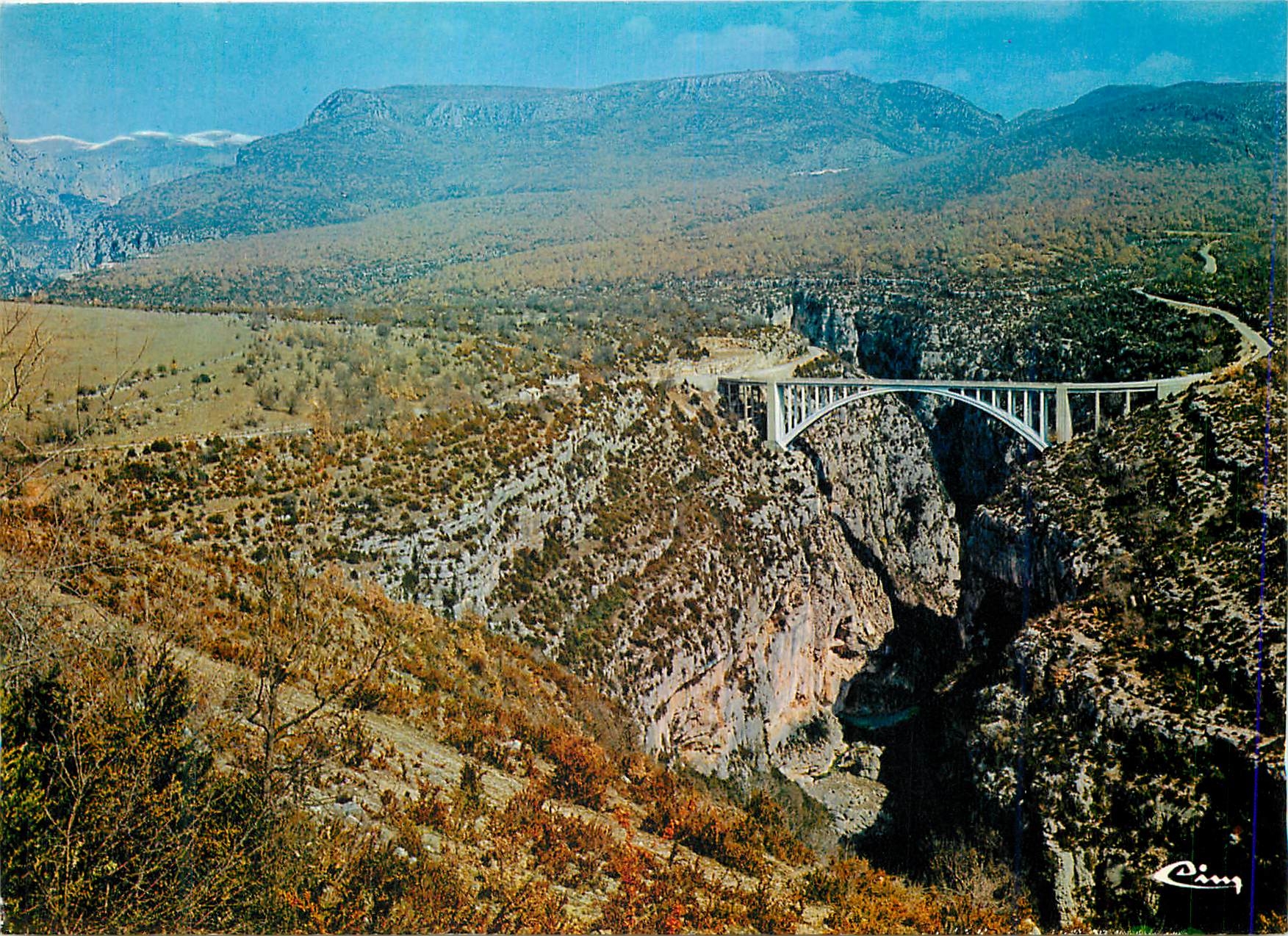CPM les Gorges du Verdon le Pont de l'Artuby