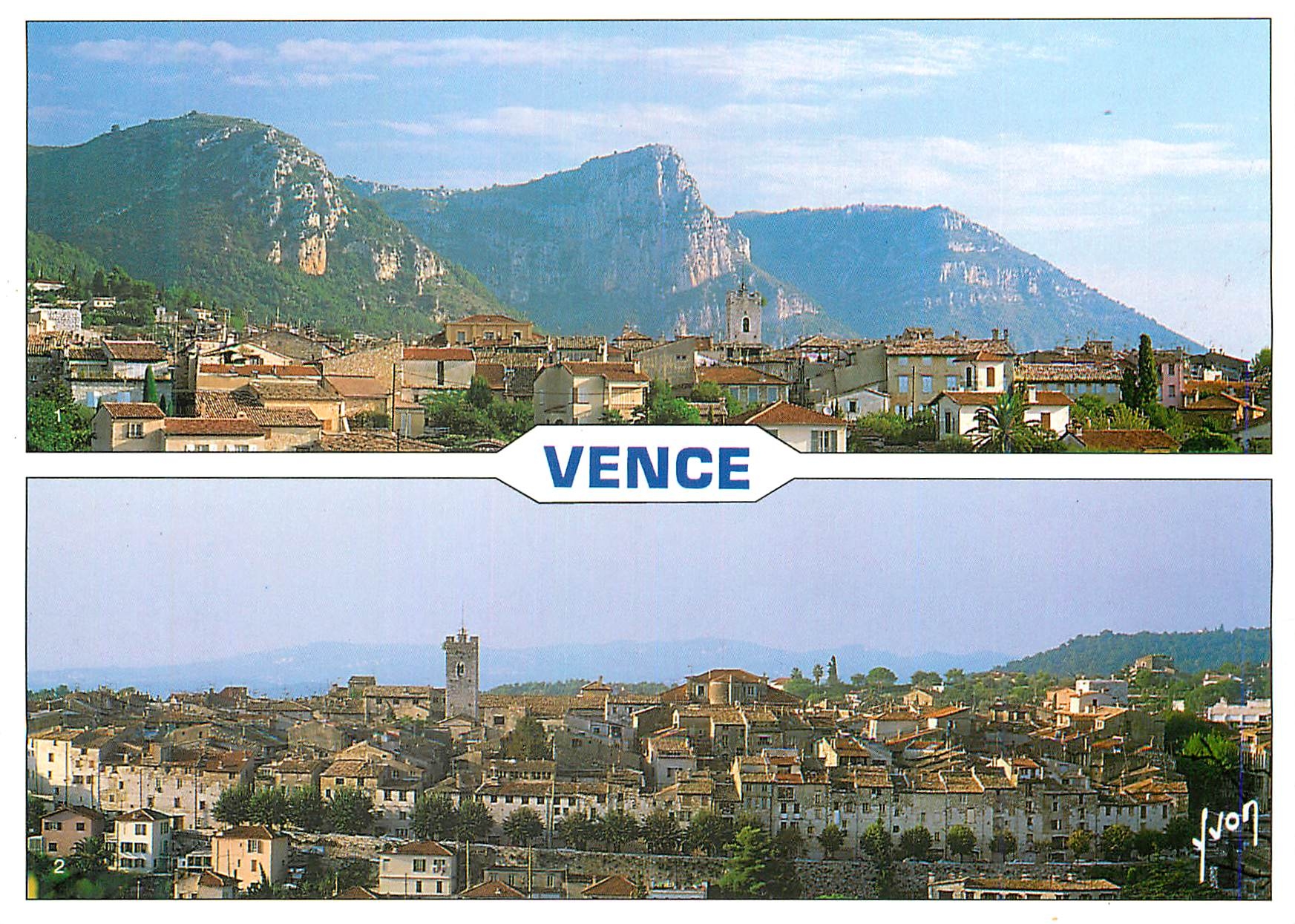CPM Vence (Alpes Maritimes) la Cote d'Azur les Baous vue Generale