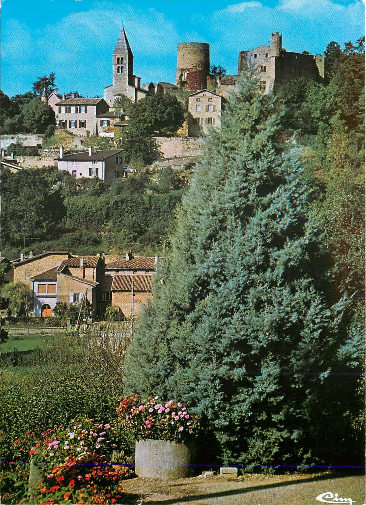 Château de Châtillon-d'Azergues — Ensemble médiéval dominant la Vallée d'Azergues — Éditions et Impressions Combier / Mâcon