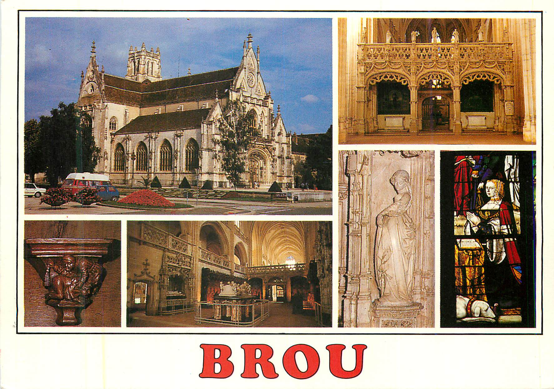 CPM Bourg en Bresse l'Eglise de Brou le Jube