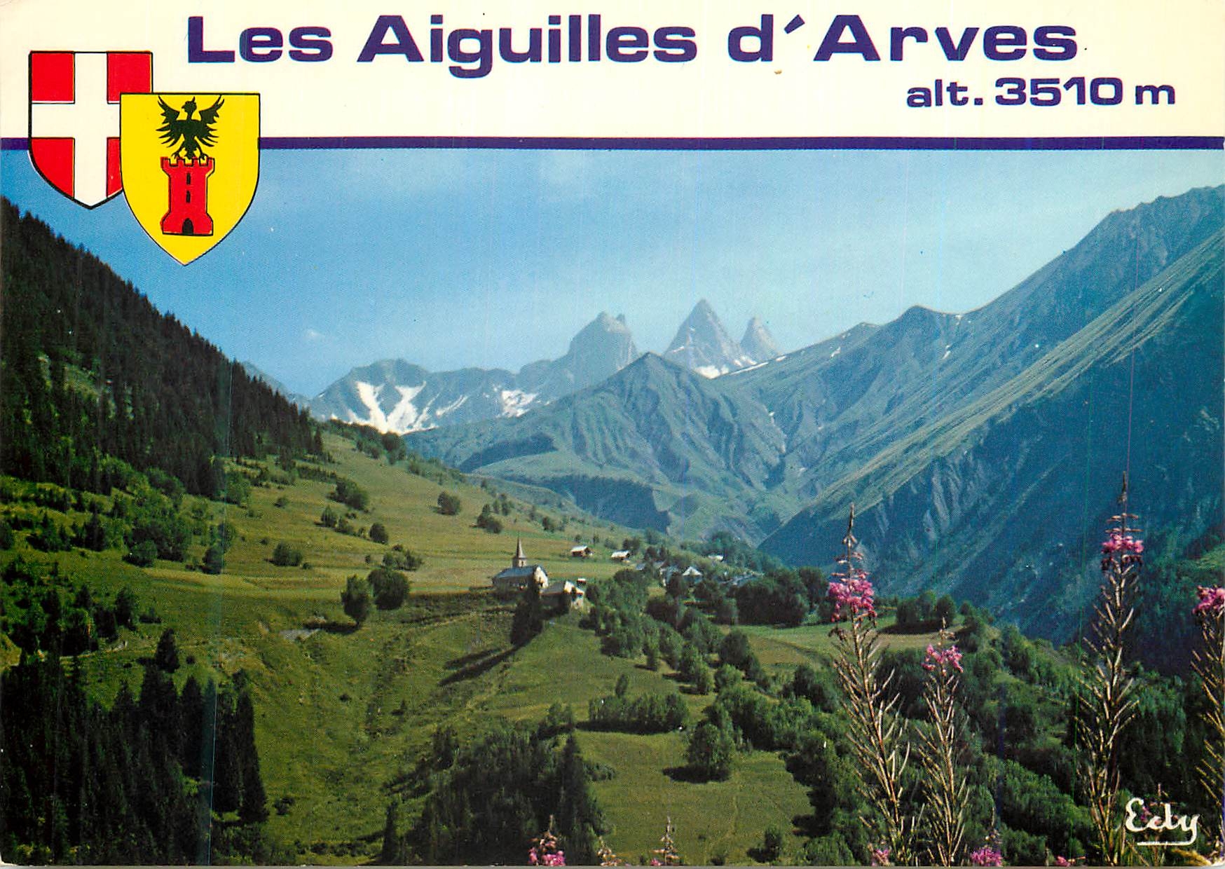 CPM en Maurienne (Savoie) dans la Vallee des Arves les Aiguilles d'Arves alt 3510m Images de Chez nous
