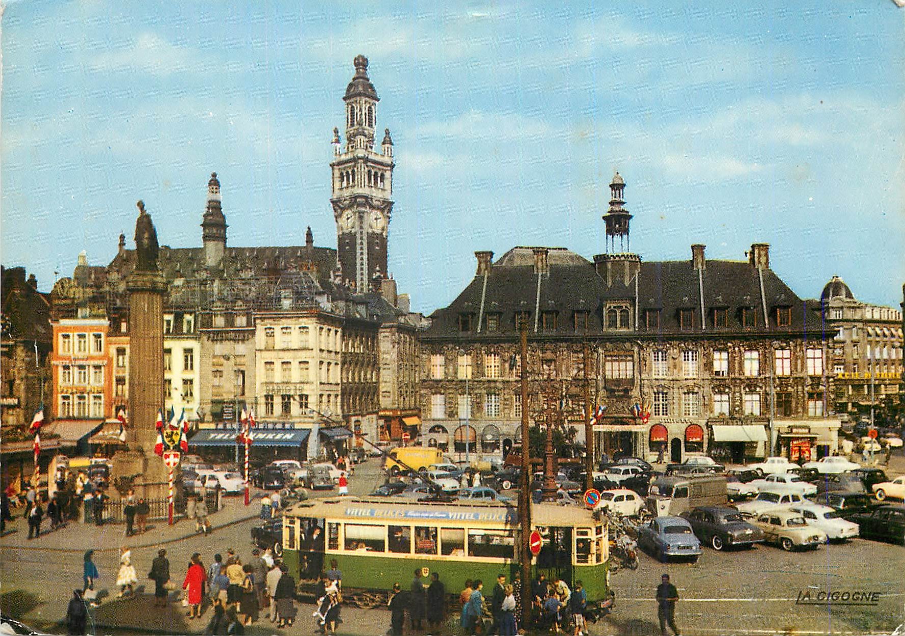 Place du Général de Gaulle — Lille — Éditions 'La Cigogne'