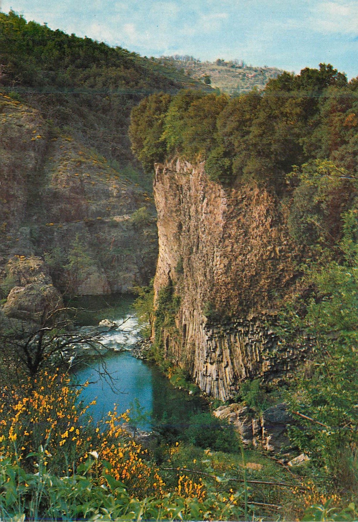 CPM Paysages du Vivarais les Coulees Basaltiques de Jaujac Dominant