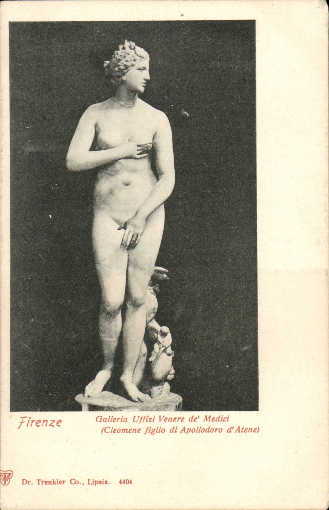 CPA Italie Italia Firenze Galleria Uffizi Venere de Medici
