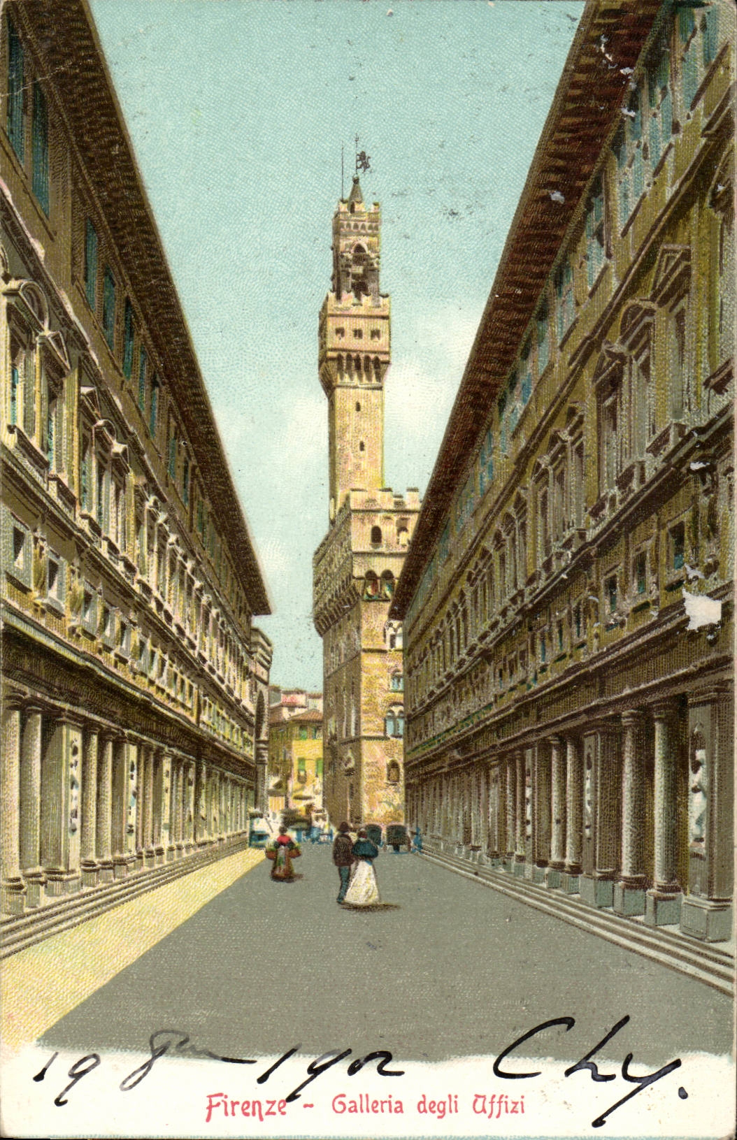 CPA Italie Italia Firenze Galleria degli Affizi