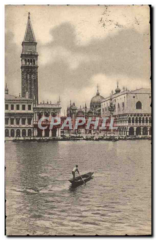 CPA Italie Italia Venezia Piazetta dal Mare 