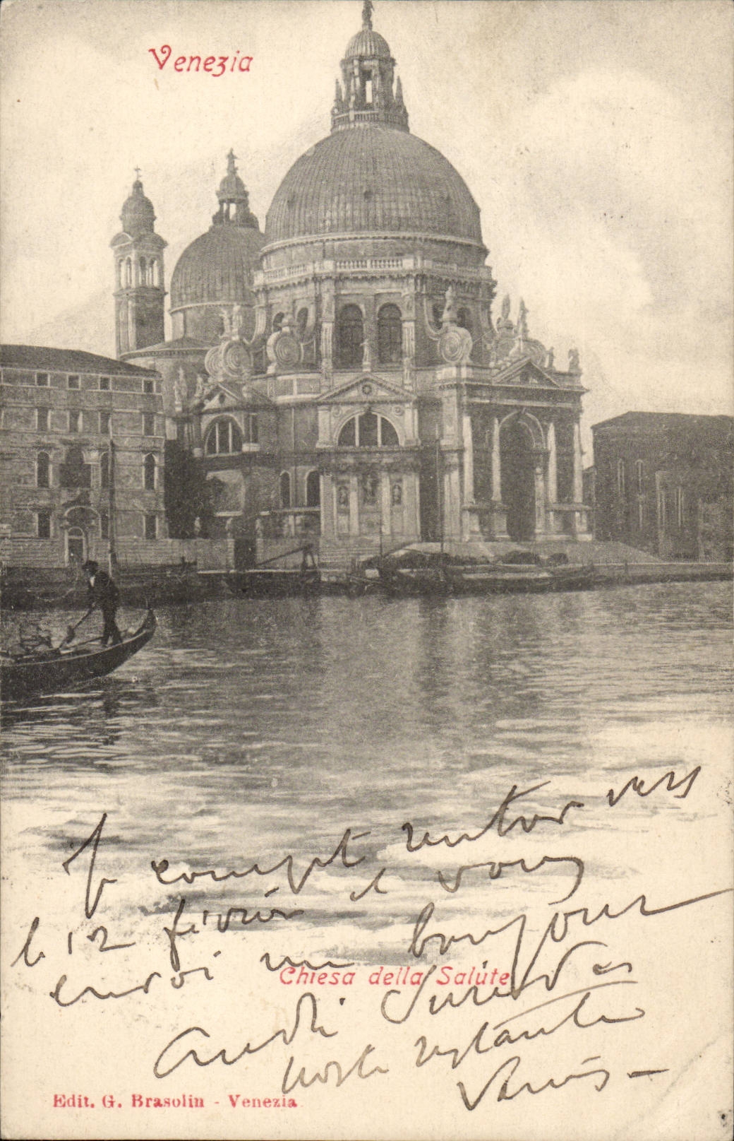 CPA Italie Italia Venezia Chiesa della salute
