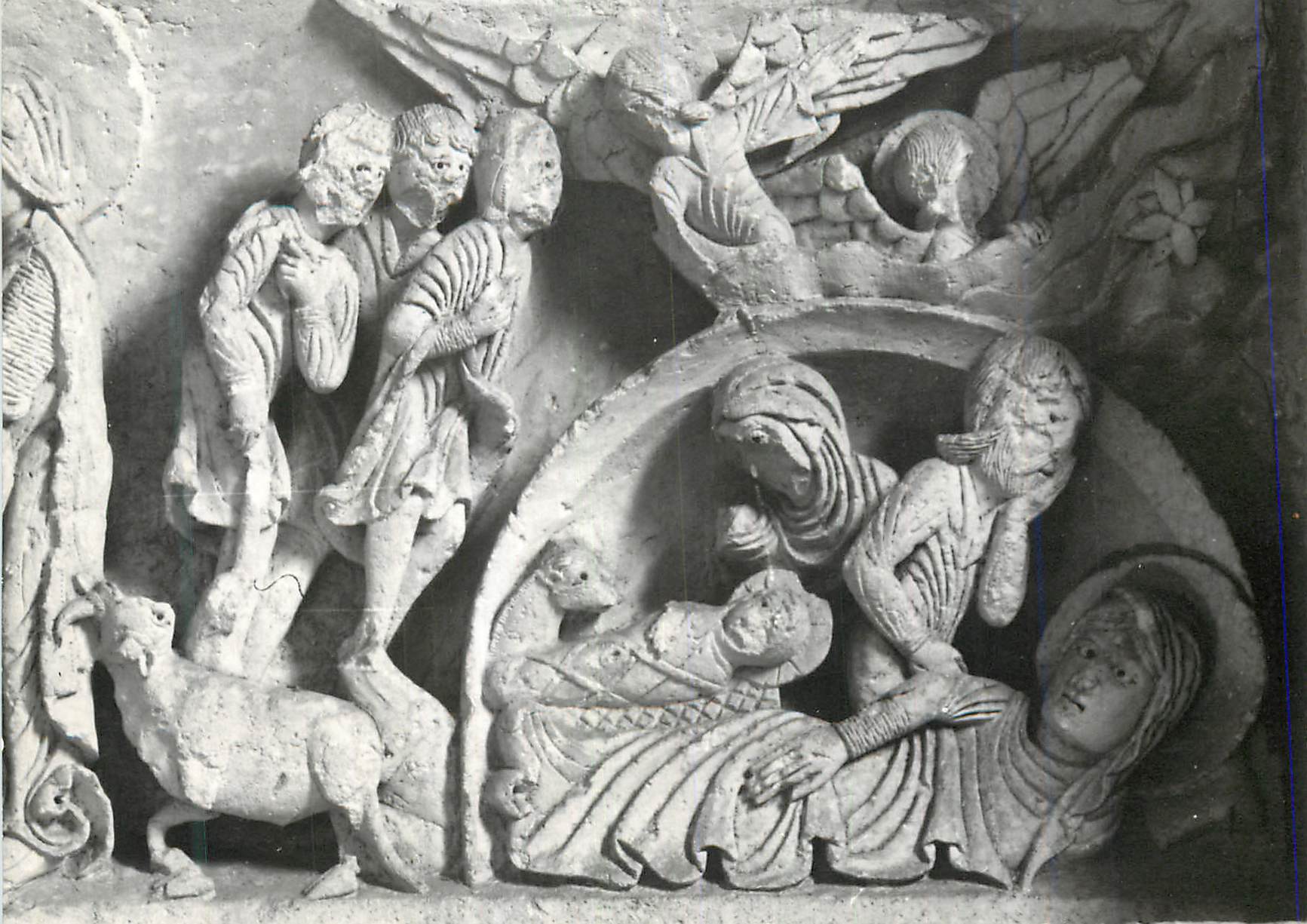 CPM Vezelay Yonne Basilique Sainte Madeleine Le narthex Porte sud 