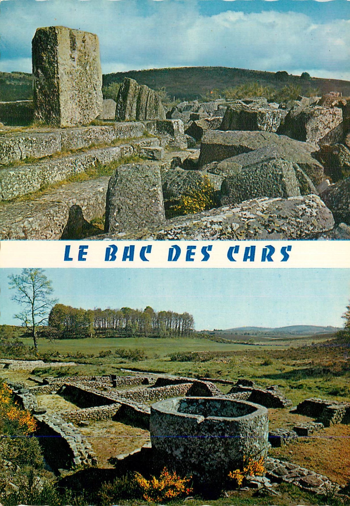 CPM Le Limousin Pittoresque Aux environs de Bugeat Vestiges Gallo Romains du Bac des Cars 