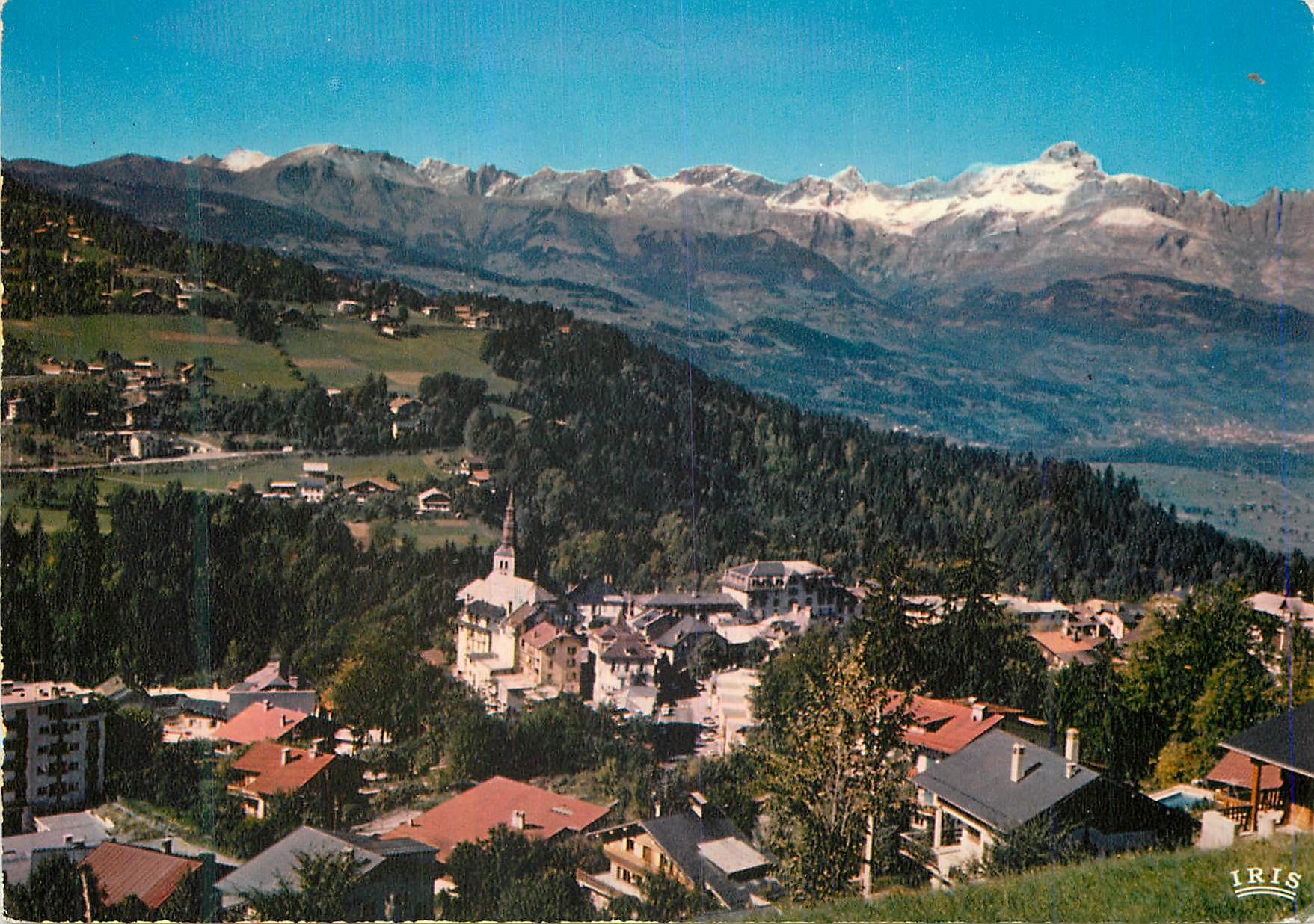 St-Gervais-les-Bains (Haute-Savoie) — vue sur les Aravis et la chaîne des Aravis — éditeur LUMICAP