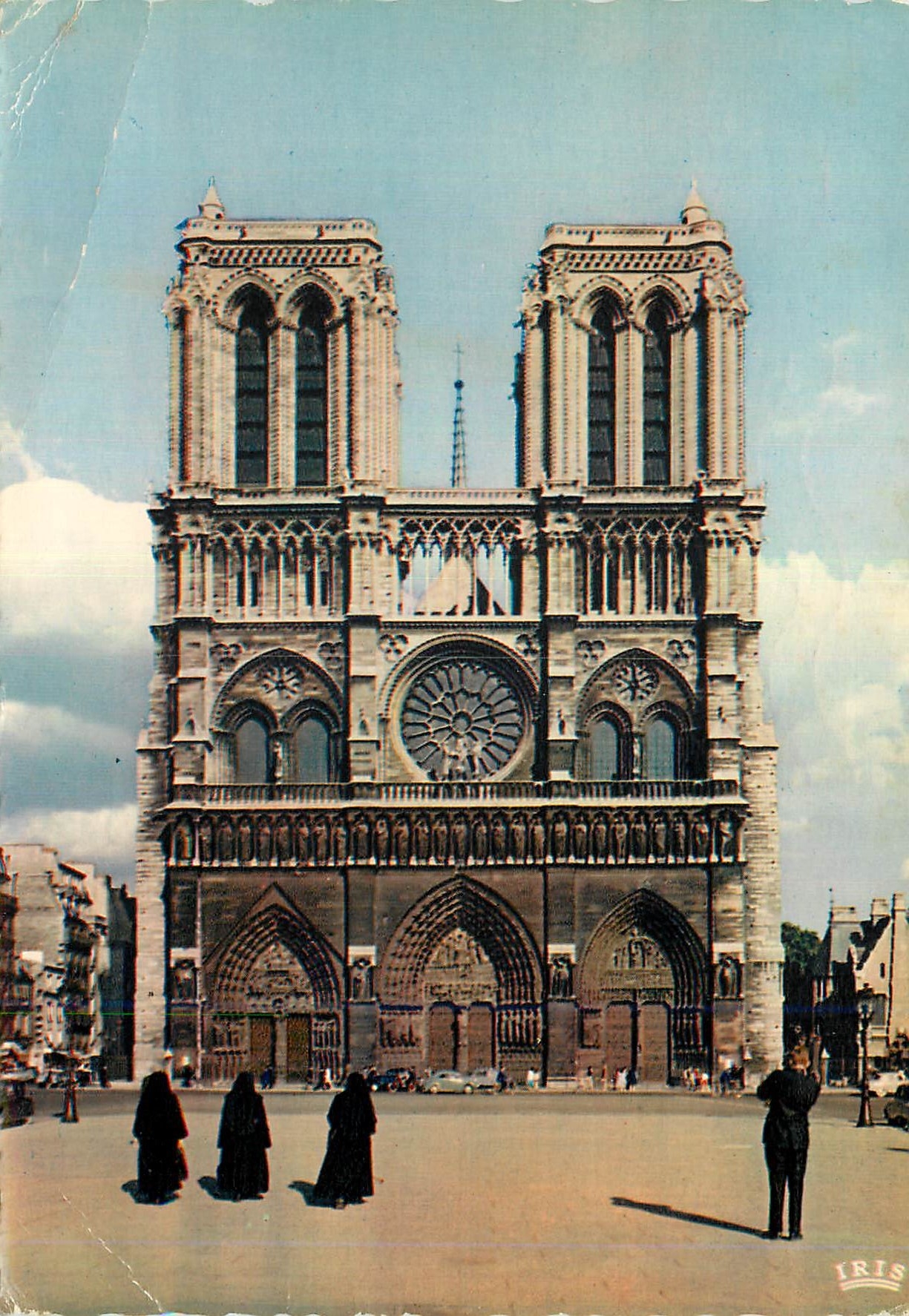 CPM Paris Notre Dame La Facade