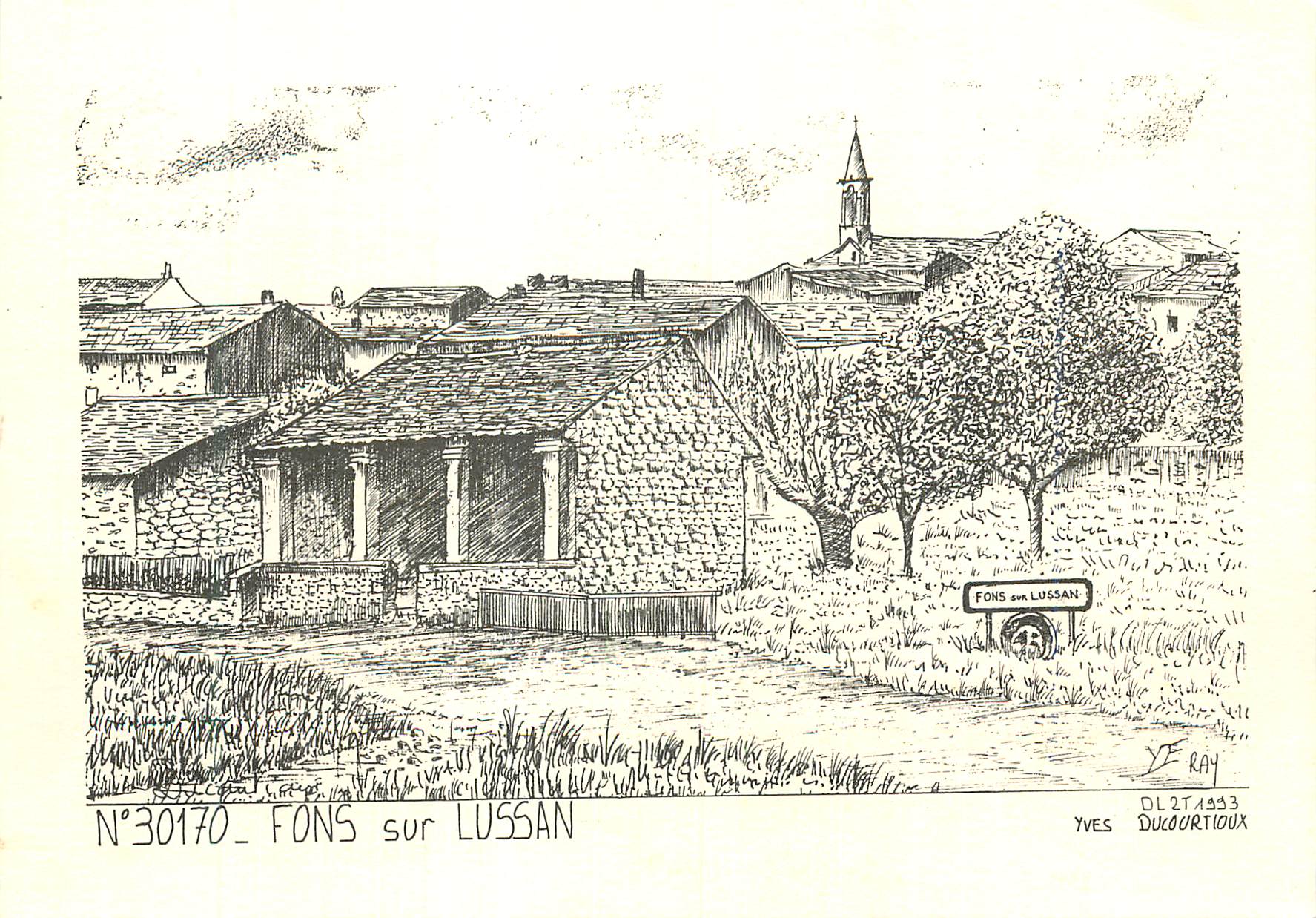 CPM Fons sur Lussan 