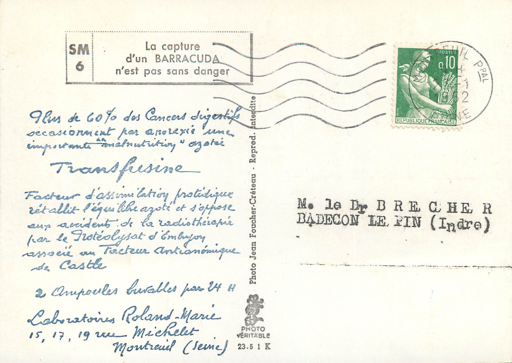 CPM La capture d un Barracuda n est pas sans danger  — Verso
