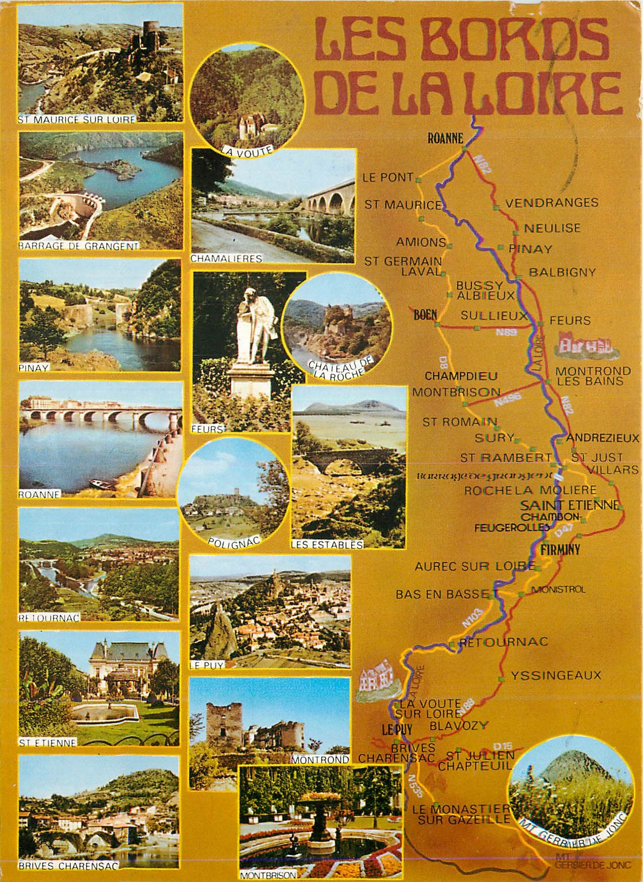 CPM Les Bords de la Loire St Maurice sur Loire A Voute 