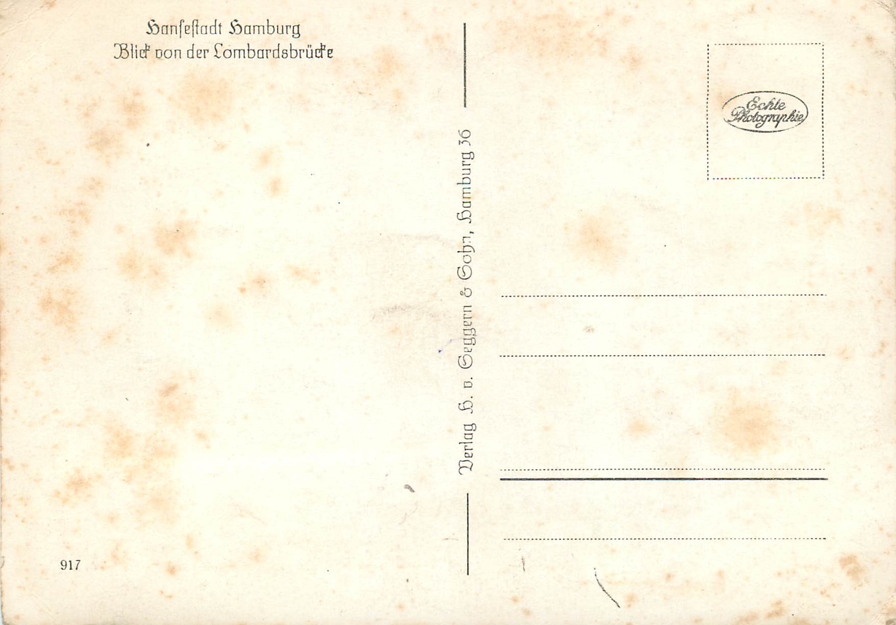 CPM Hamburg  — Rückseite