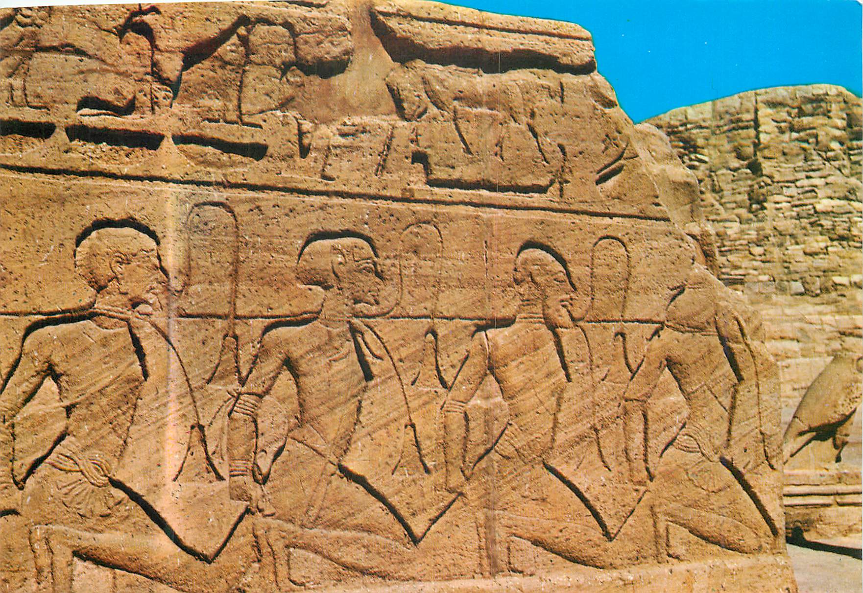 CPM Egypt Reliefs de prisonniers asiatiques 