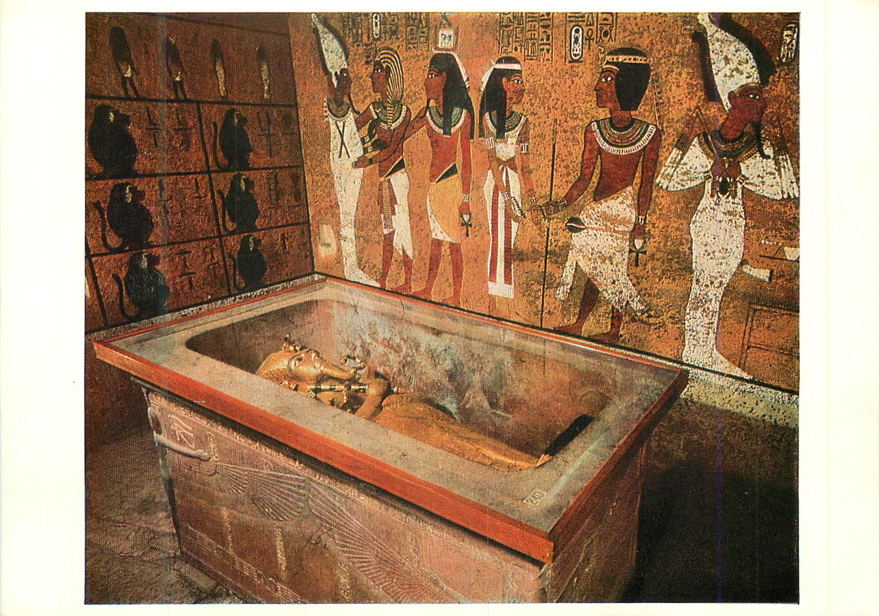 Sarcophage de Toutankhamon — Premier sarcophage — Éditions Braun et Cie, n°267