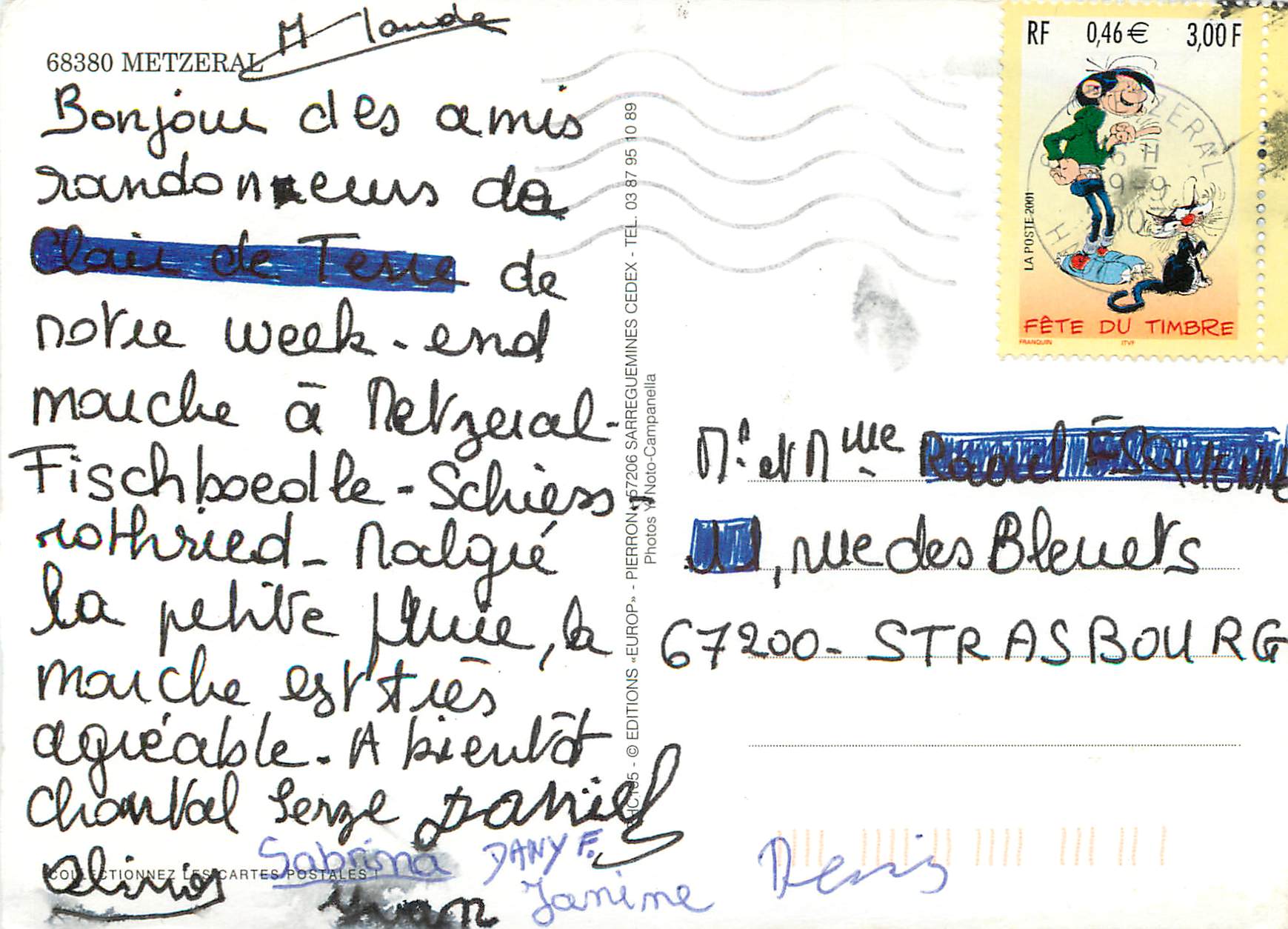 CPM Metzeral  — Rückseite